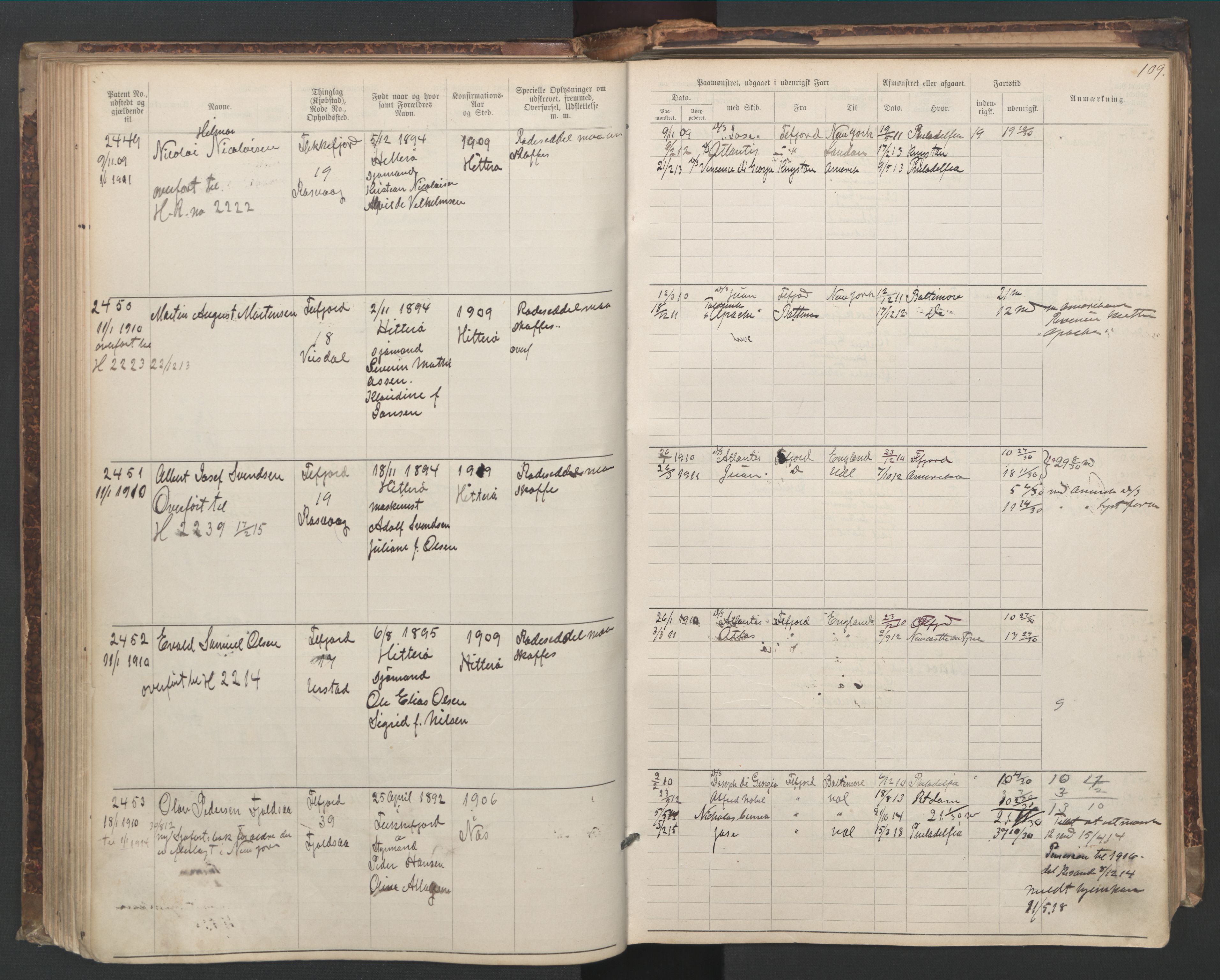 Flekkefjord mønstringskrets, SAK/2031-0018/F/Fa/L0006: Annotasjonsrulle nr 1916-2964 med register, Æ-3, 1891-1948, s. 139