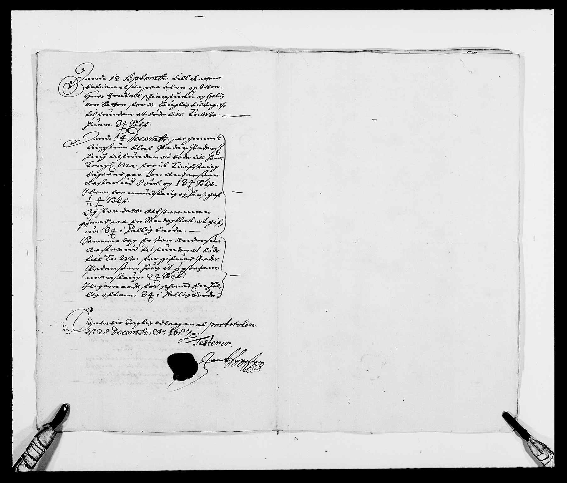 Rentekammeret inntil 1814, Reviderte regnskaper, Fogderegnskap, AV/RA-EA-4092/R21/L1447: Fogderegnskap Ringerike og Hallingdal, 1687-1689, s. 43