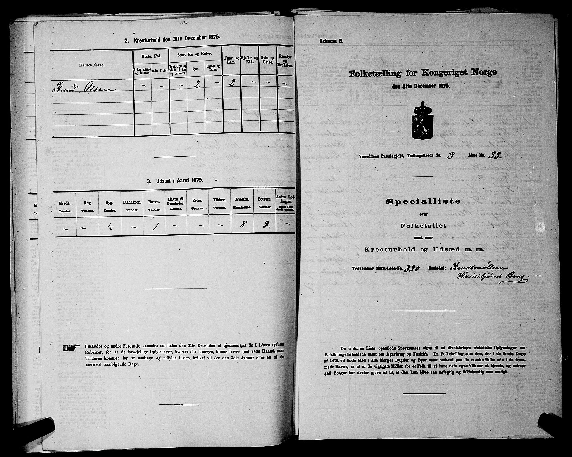 RA, Folketelling 1875 for 0216P Nesodden prestegjeld, 1875, s. 495