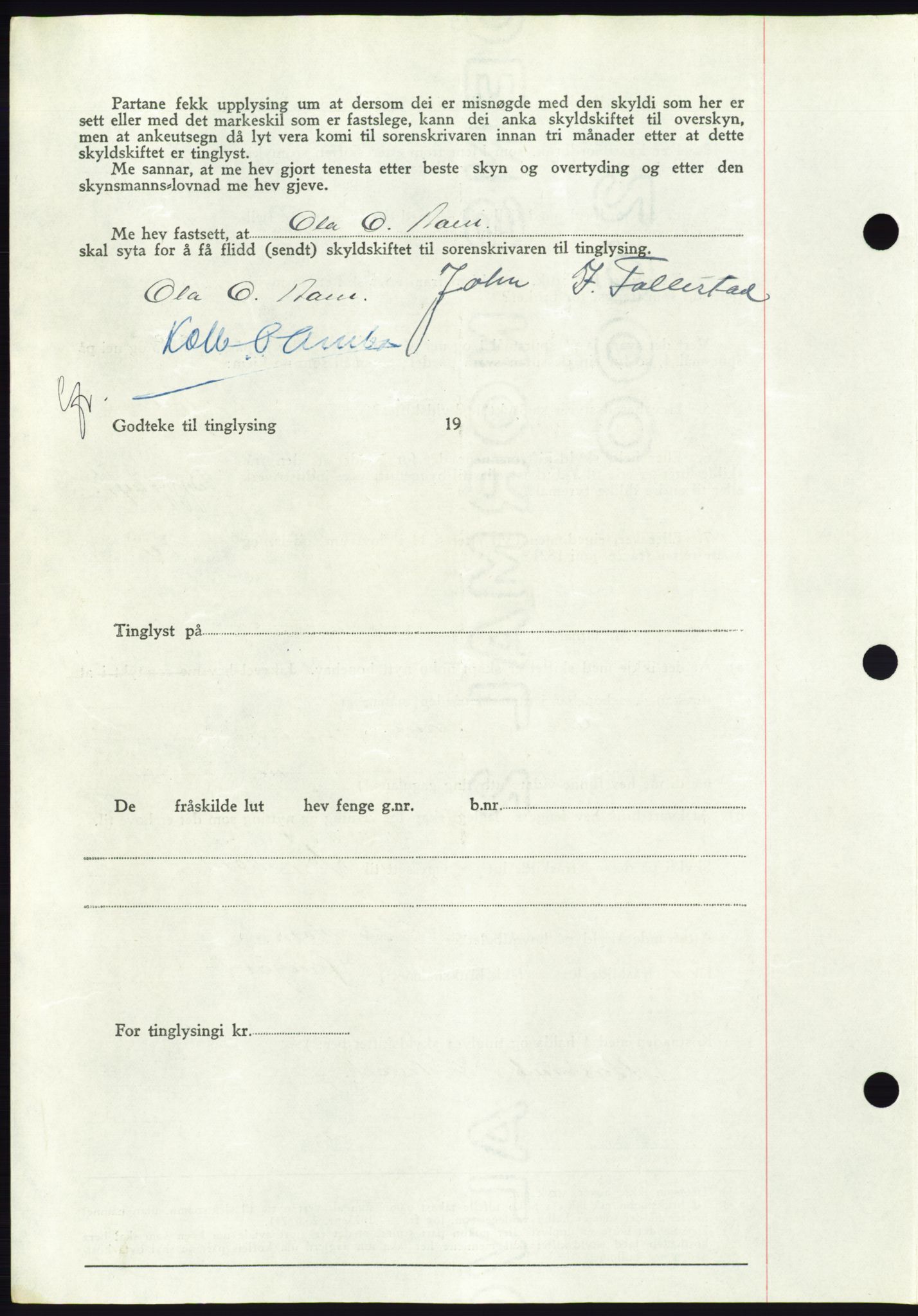 Søre Sunnmøre sorenskriveri, AV/SAT-A-4122/1/2/2C/L0082: Pantebok nr. 8A, 1948-1948, Dagboknr: 618/1948