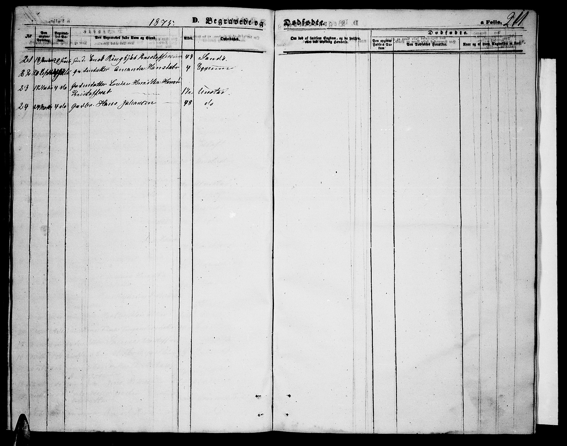 Ministerialprotokoller, klokkerbøker og fødselsregistre - Nordland, AV/SAT-A-1459/880/L1140: Klokkerbok nr. 880C02, 1861-1875, s. 211