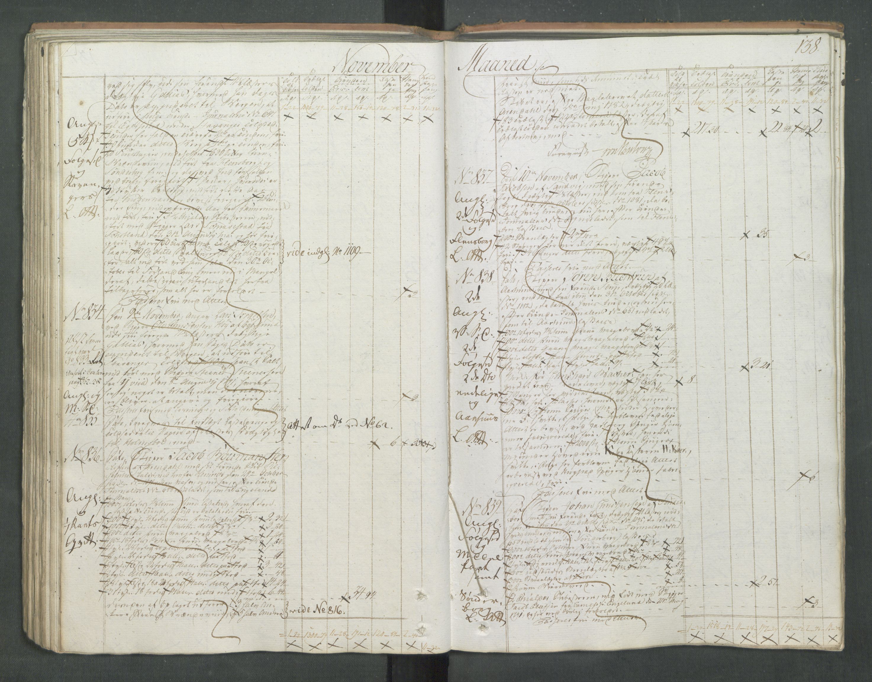 Generaltollkammeret, tollregnskaper, AV/RA-EA-5490/R08/L0167/0001: Tollregnskaper Drammen / Utgående tollbok, 1790-1792, s. 137b-138a