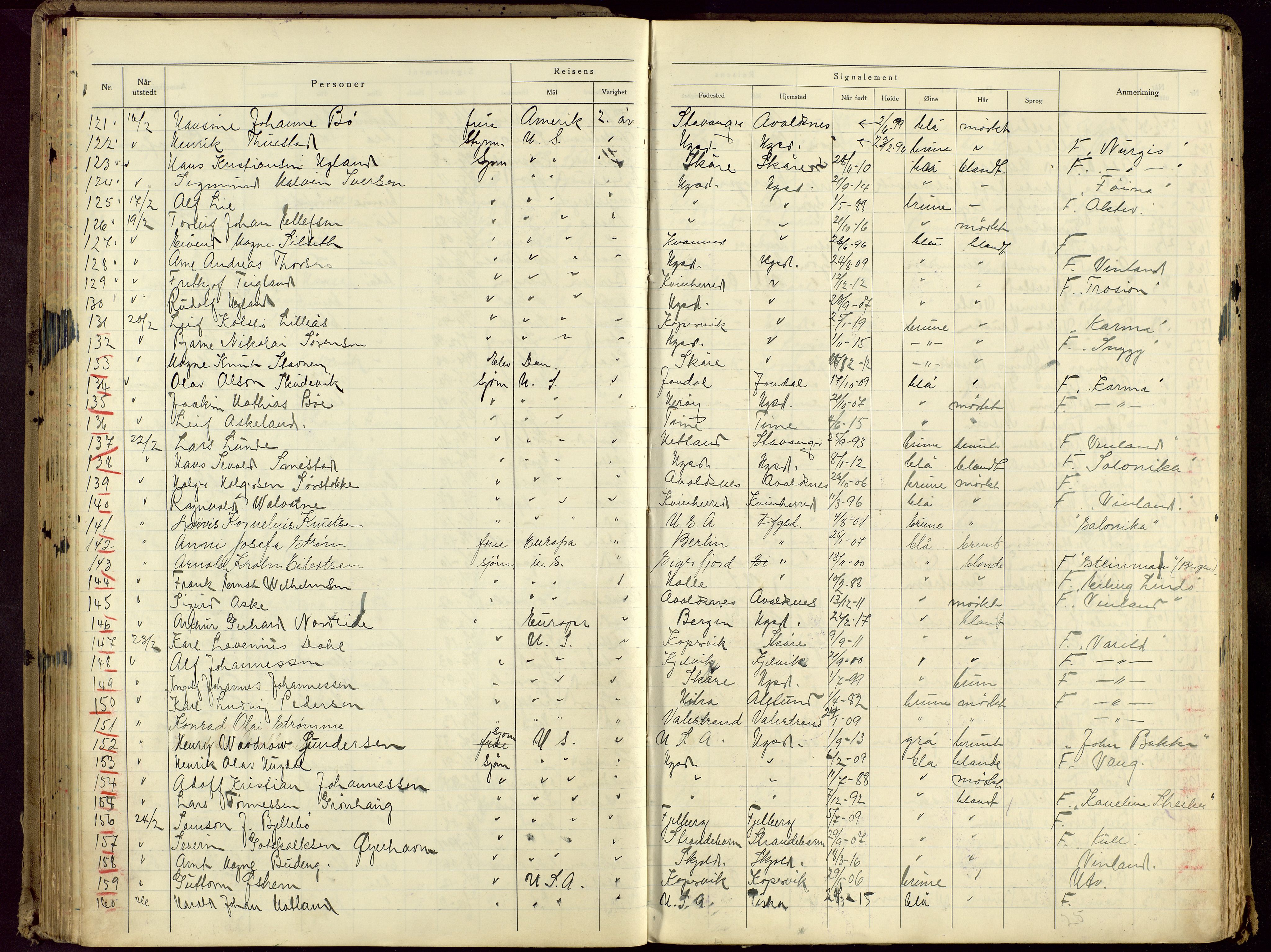Haugesund politikammer, AV/SAST-A-100440/K/L0005: Passprotokoll 23/12-34-24/12-36, 1934-1936, s. 76