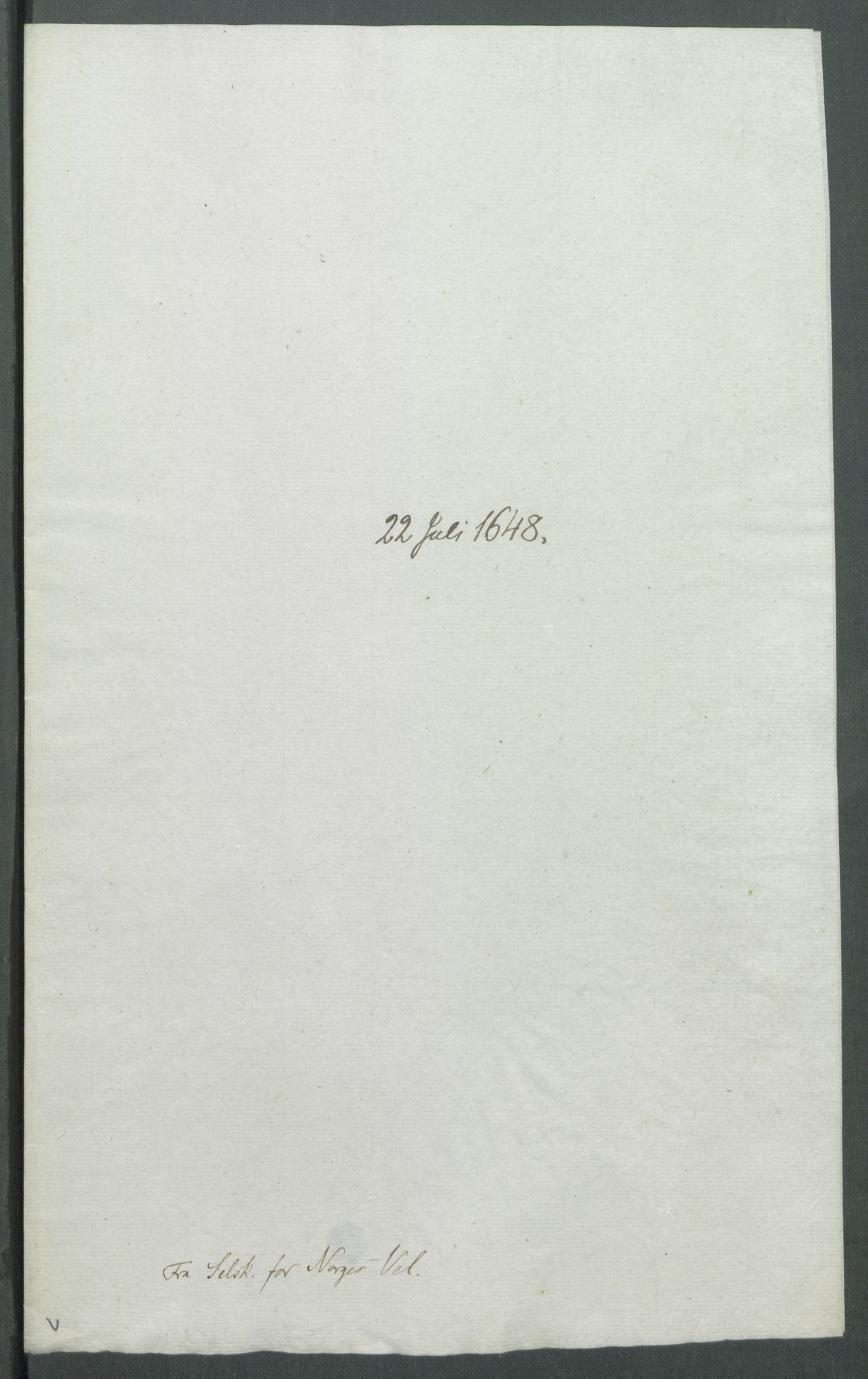 Riksarkivets diplomsamling, AV/RA-EA-5965/F02/L0161: Dokumenter, 1648, s. 72