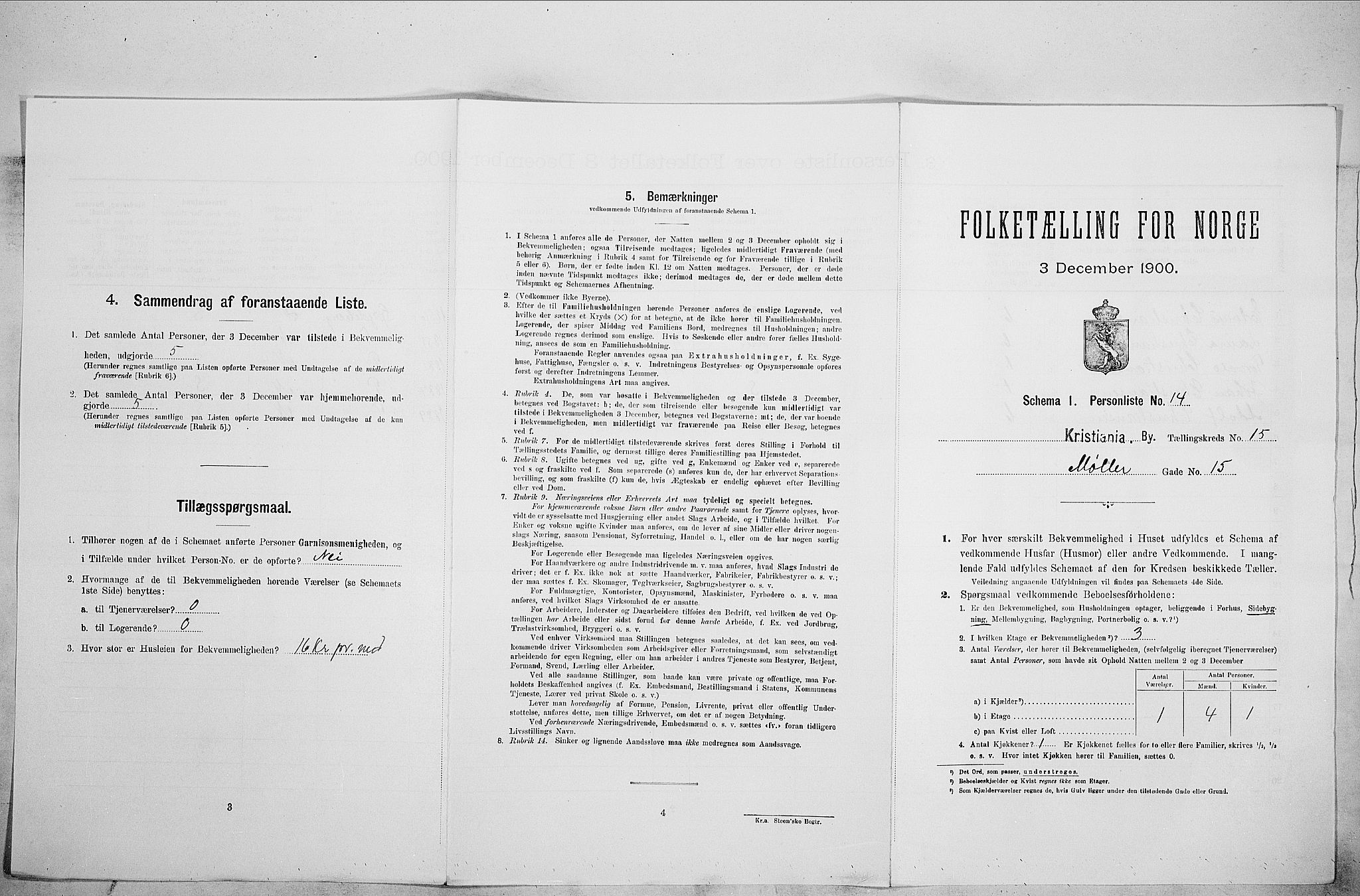 SAO, Folketelling 1900 for 0301 Kristiania kjøpstad, 1900, s. 61929