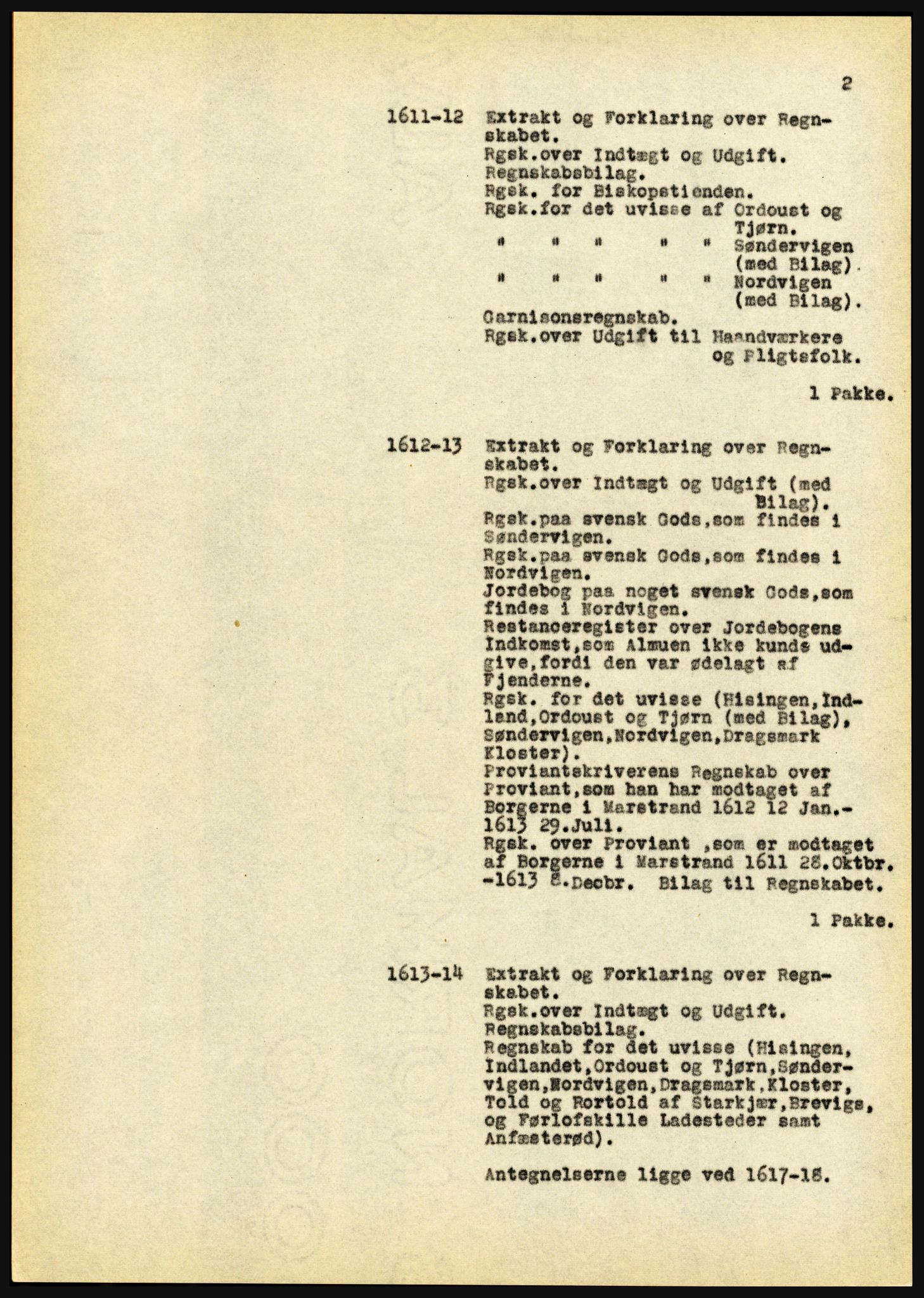 Riksarkivet, Seksjon for eldre arkiv og spesialsamlinger, AV/RA-EA-6797/H/Ha, 1953, s. 2