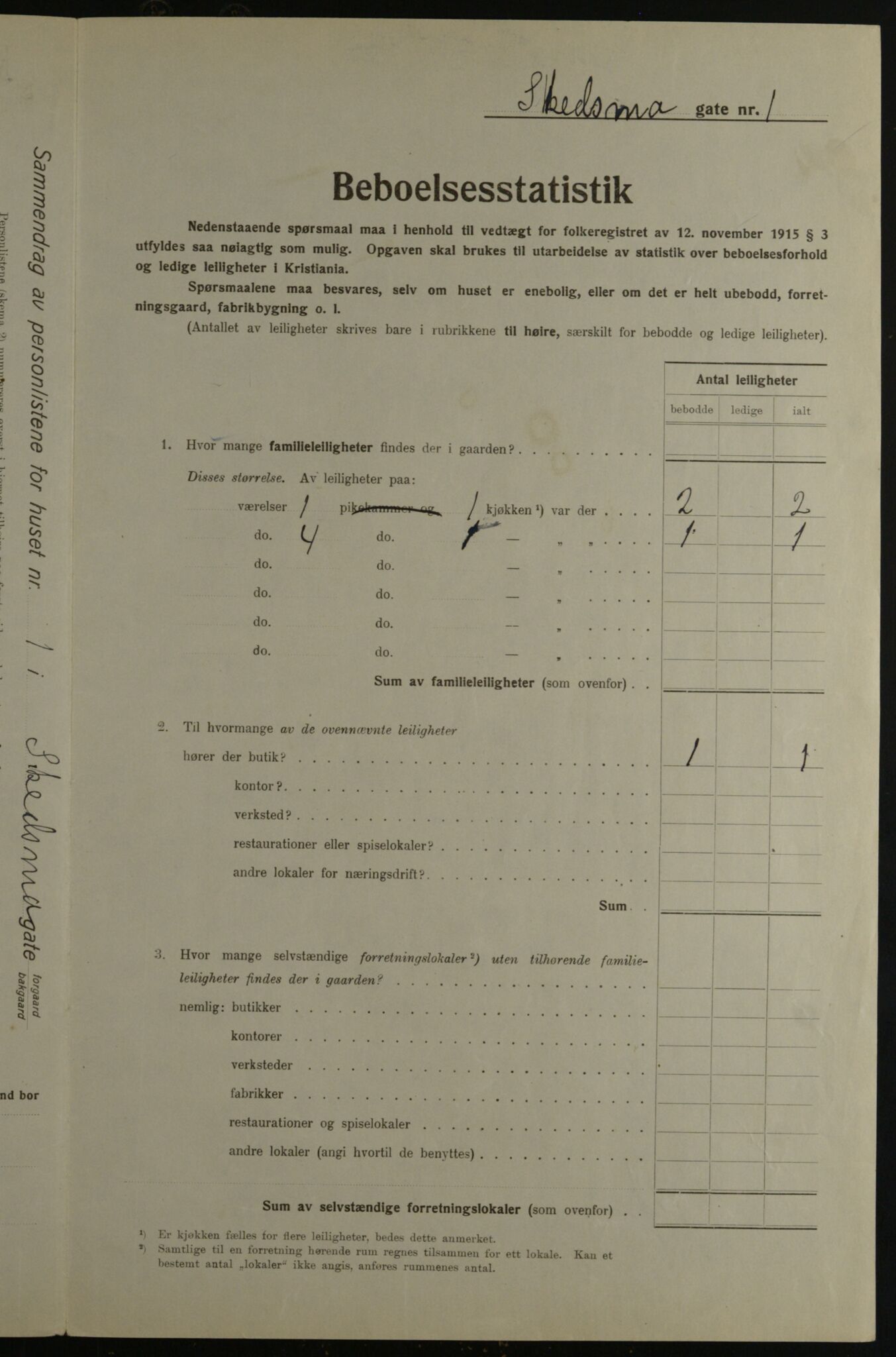 OBA, Kommunal folketelling 1.12.1923 for Kristiania, 1923, s. 105547