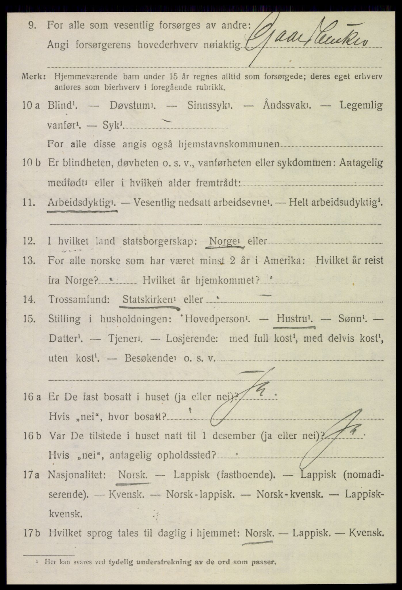 SAT, Folketelling 1920 for 1718 Leksvik herred, 1920, s. 2393