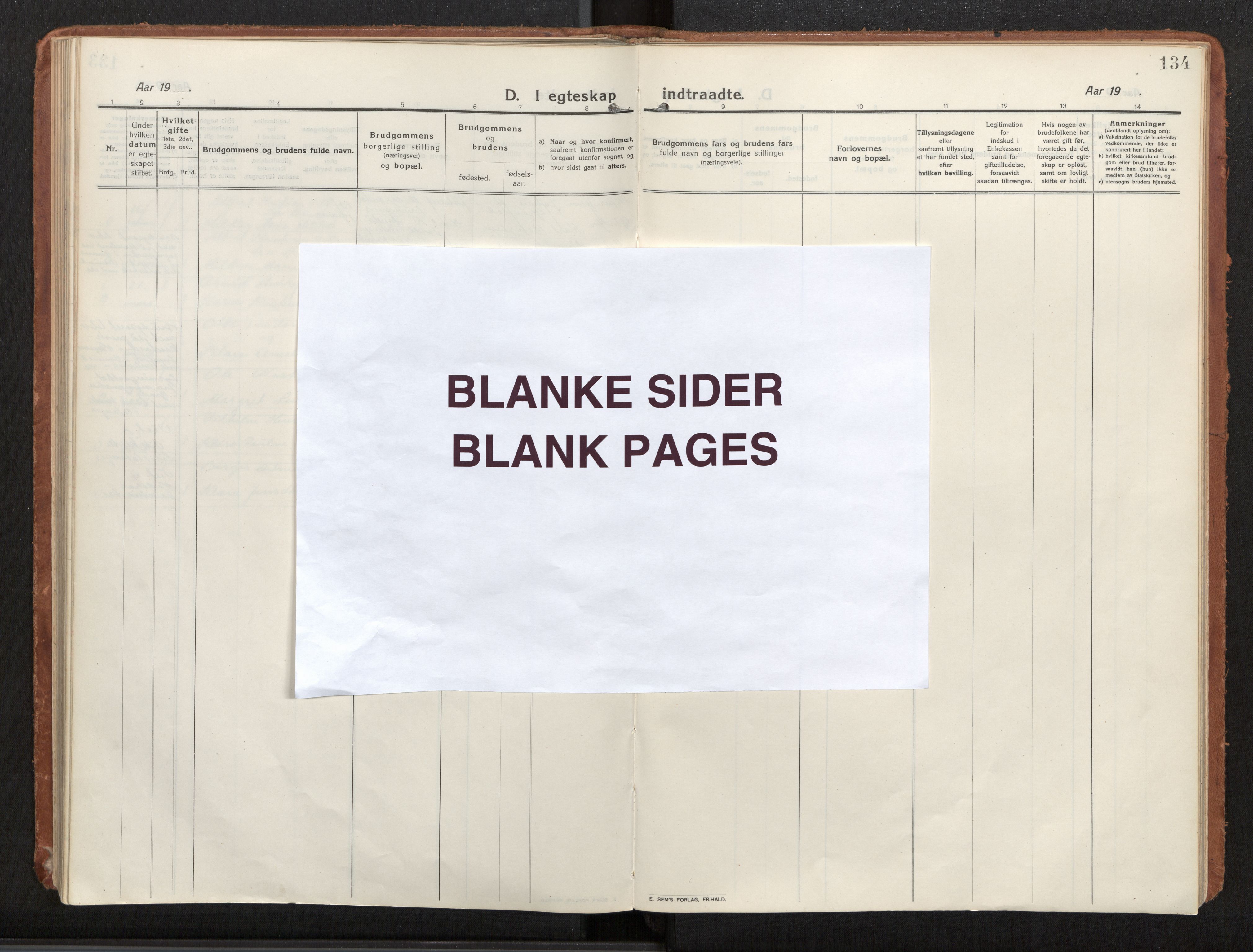 Ministerialprotokoller, klokkerbøker og fødselsregistre - Nord-Trøndelag, AV/SAT-A-1458/772/L0604: Ministerialbok nr. 772A02, 1913-1937, s. 134