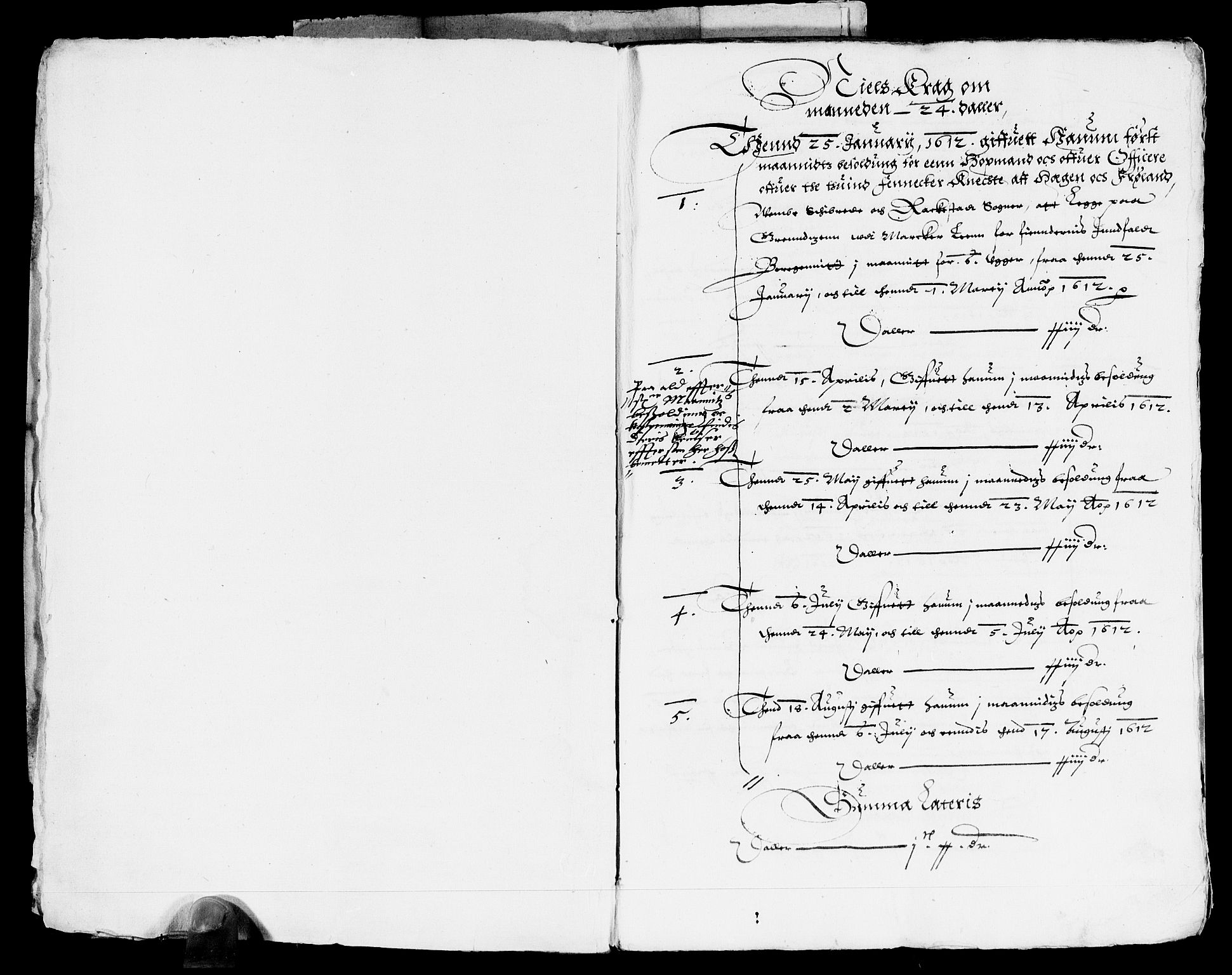 Rentekammeret inntil 1814, Reviderte regnskaper, Lensregnskaper, AV/RA-EA-5023/R/Rb/Rba/L0028: Akershus len, 1610-1612