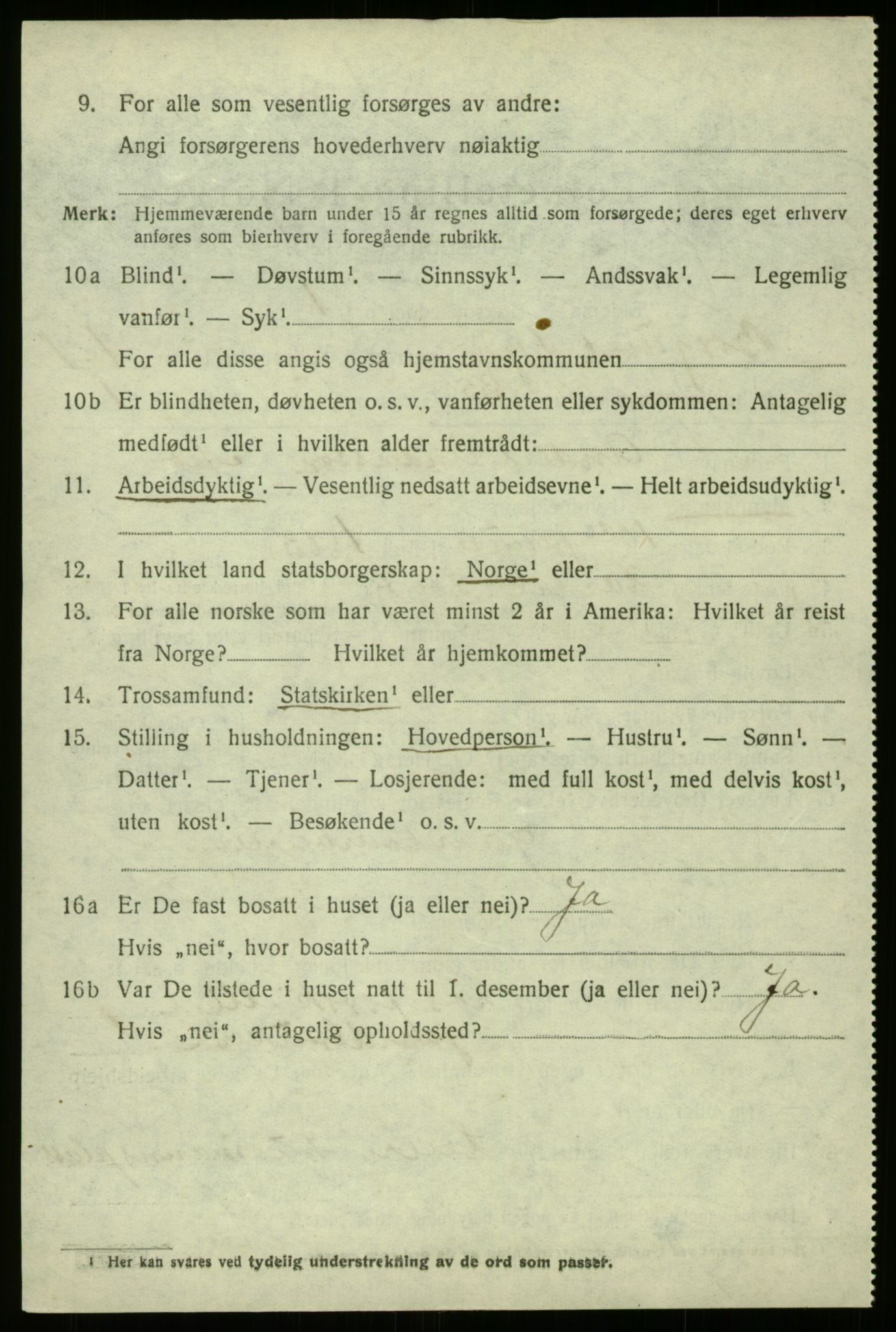 SAB, Folketelling 1920 for 1423 Borgund herred, 1920, s. 713