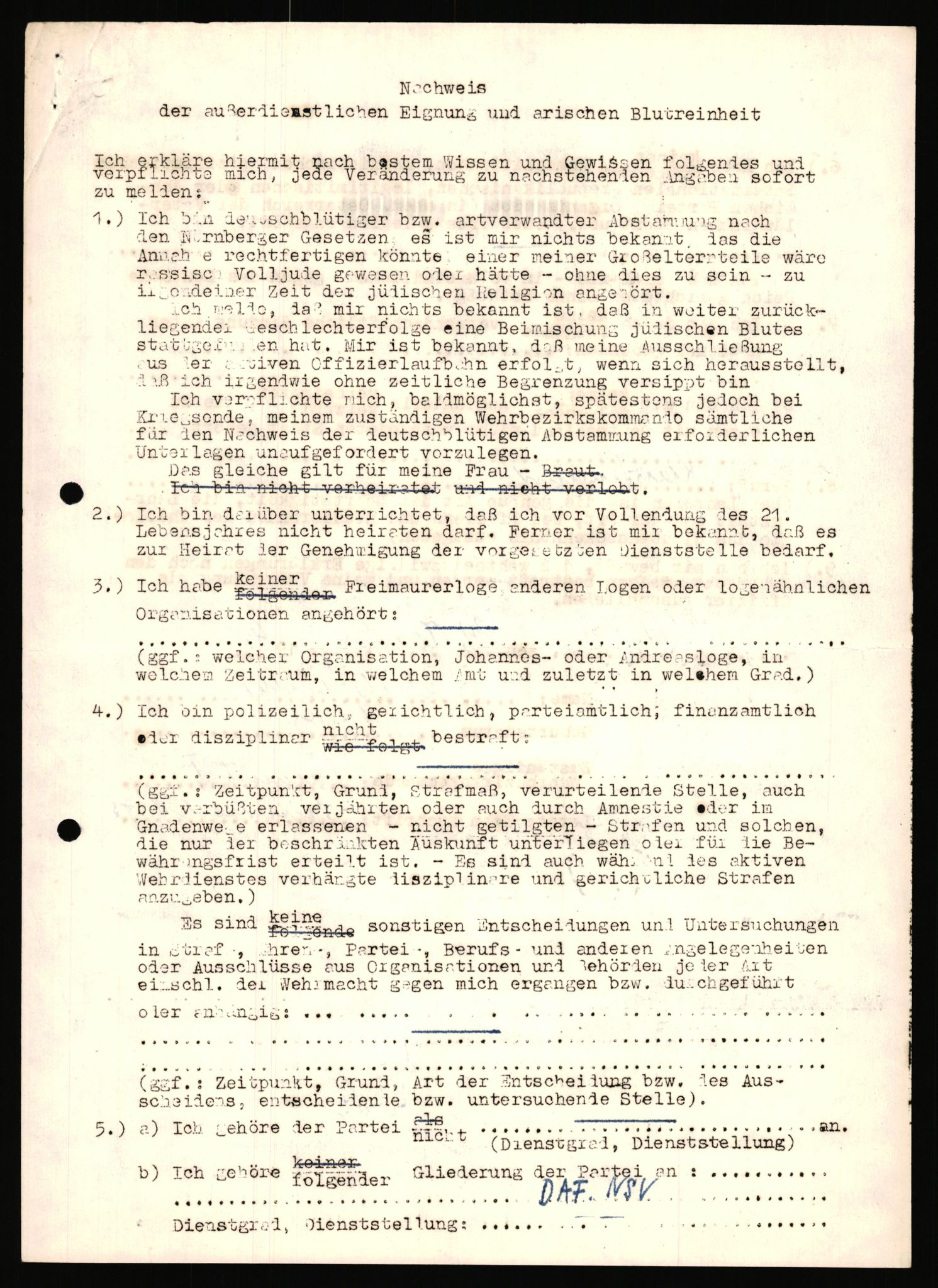 Forsvarets Overkommando. 2 kontor. Arkiv 11.4. Spredte tyske arkivsaker, AV/RA-RAFA-7031/D/Dar/Dara/L0018: Personalbøker, 1940-1945, s. 1169