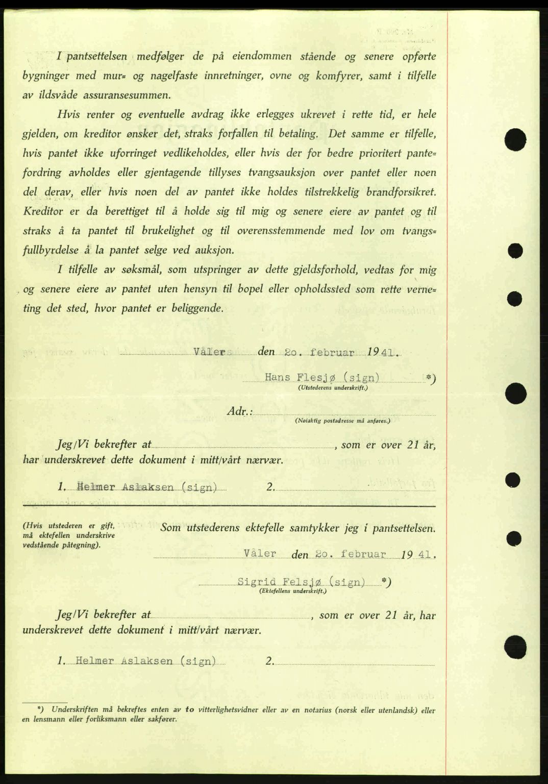 Moss sorenskriveri, SAO/A-10168: Pantebok nr. B10, 1940-1941, Dagboknr: 370/1941