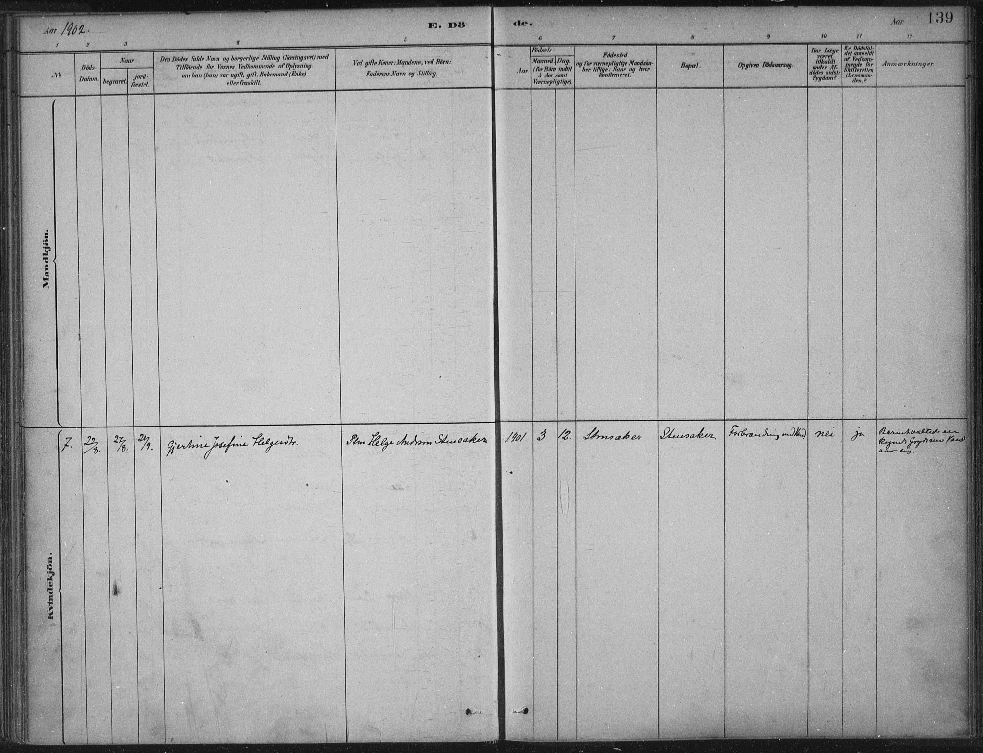 Innvik sokneprestembete, AV/SAB-A-80501: Ministerialbok nr. B  1, 1879-1902, s. 139