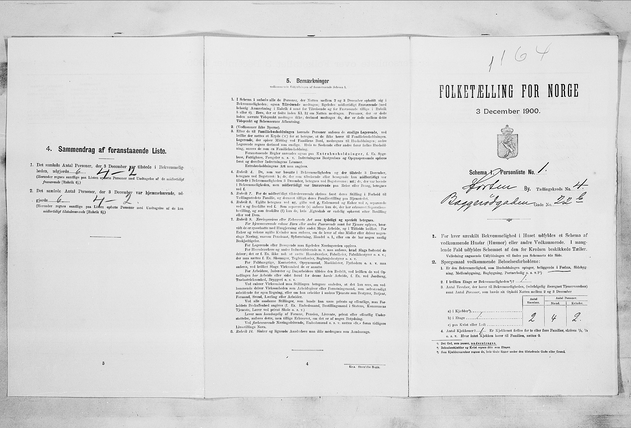 RA, Folketelling 1900 for 0703 Horten ladested, 1900, s. 3617