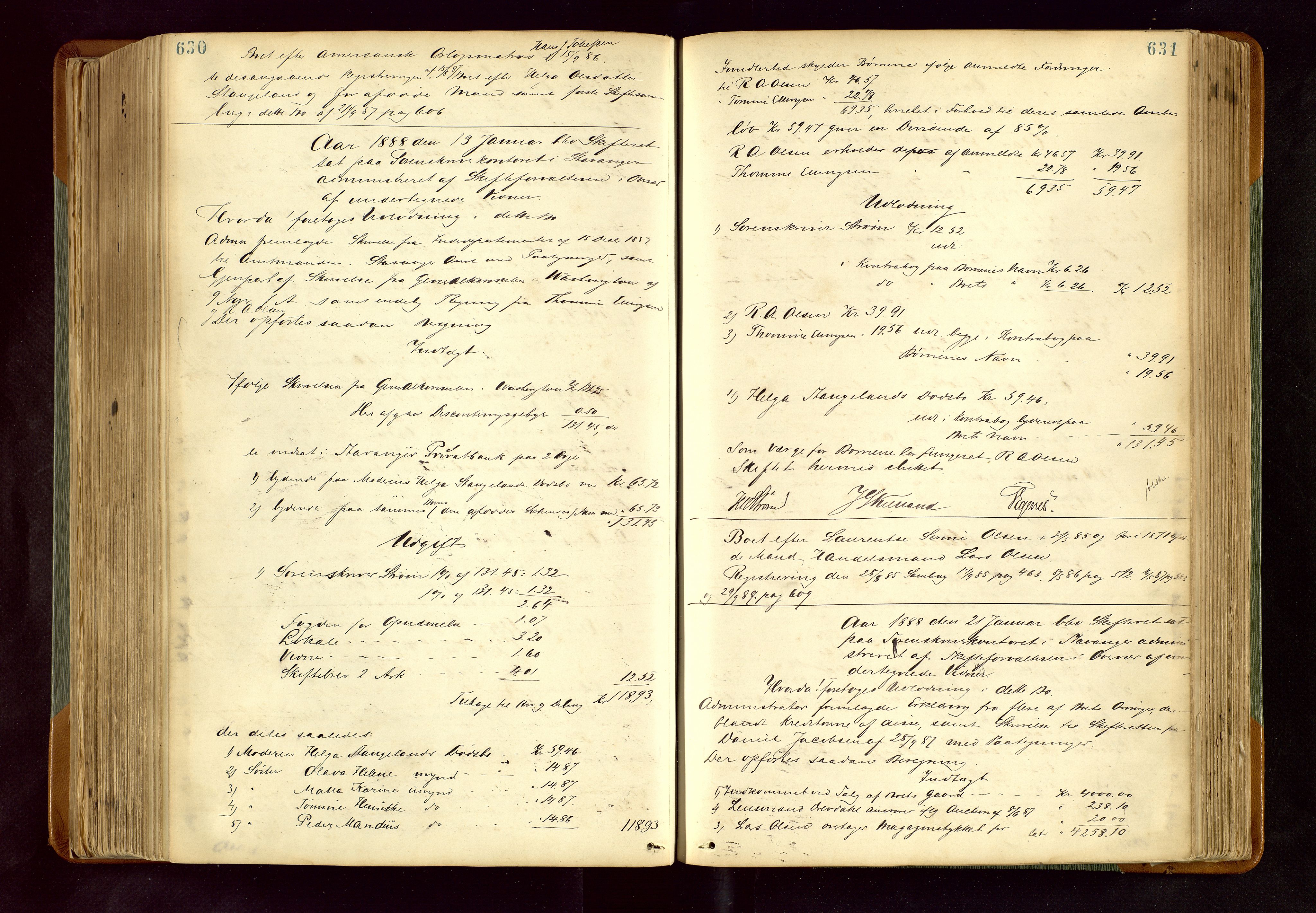 Karmsund sorenskriveri, SAST/A-100311/01/IV/IVDB/L0011: SKIFTEPROTOKOLL SKUDENES, AVALDSNES, 1879-1894, s. 630-631