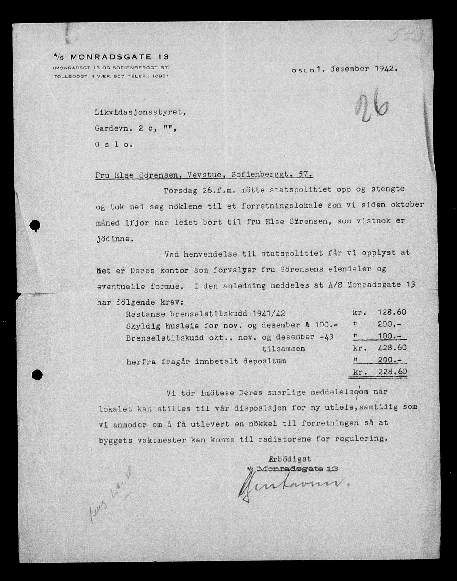 Justisdepartementet, Tilbakeføringskontoret for inndratte formuer, AV/RA-S-1564/H/Hc/Hcc/L0983: --, 1945-1947, s. 658