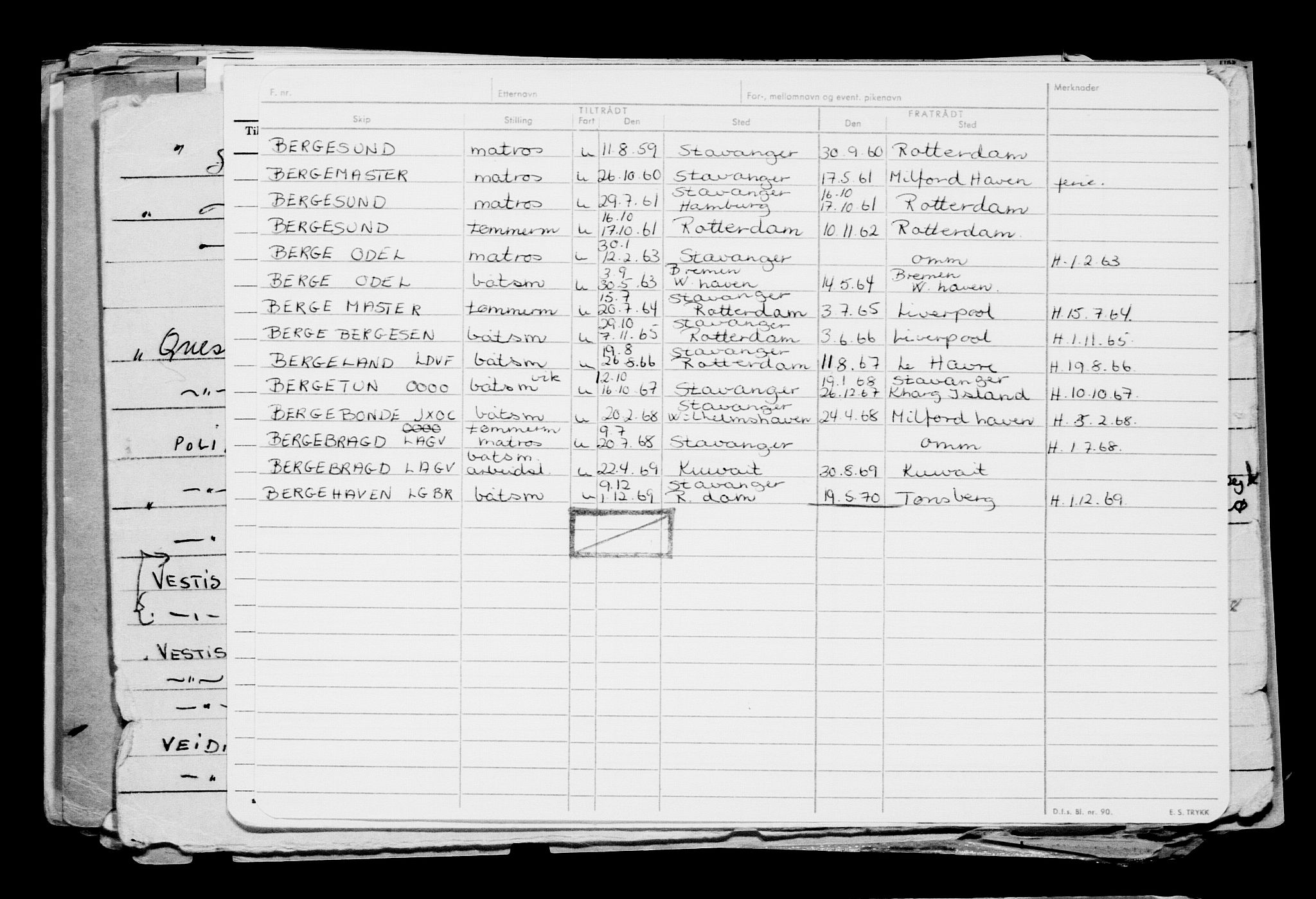 Direktoratet for sjømenn, AV/RA-S-3545/G/Gb/L0205: Hovedkort, 1922, s. 490