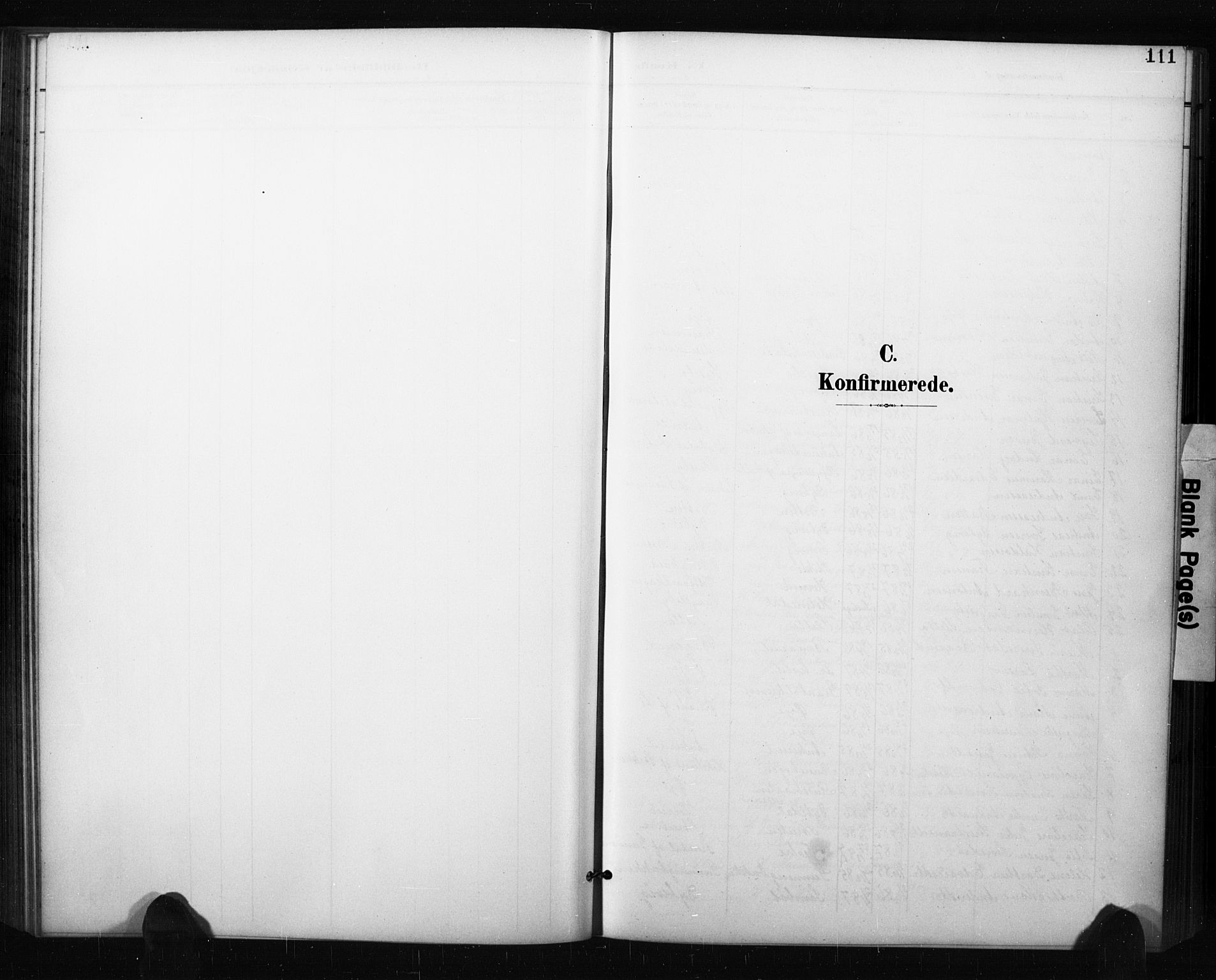 Aremark prestekontor Kirkebøker, SAO/A-10899/G/Gb/L0001: Klokkerbok nr. II 1, 1901-1927, s. 111