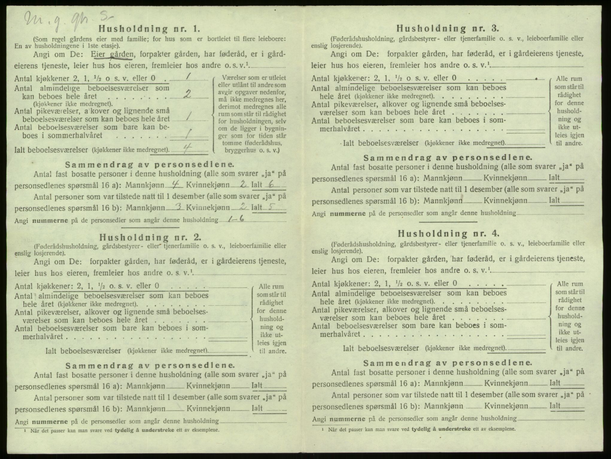 SAB, Folketelling 1920 for 1261 Manger herred, 1920, s. 131