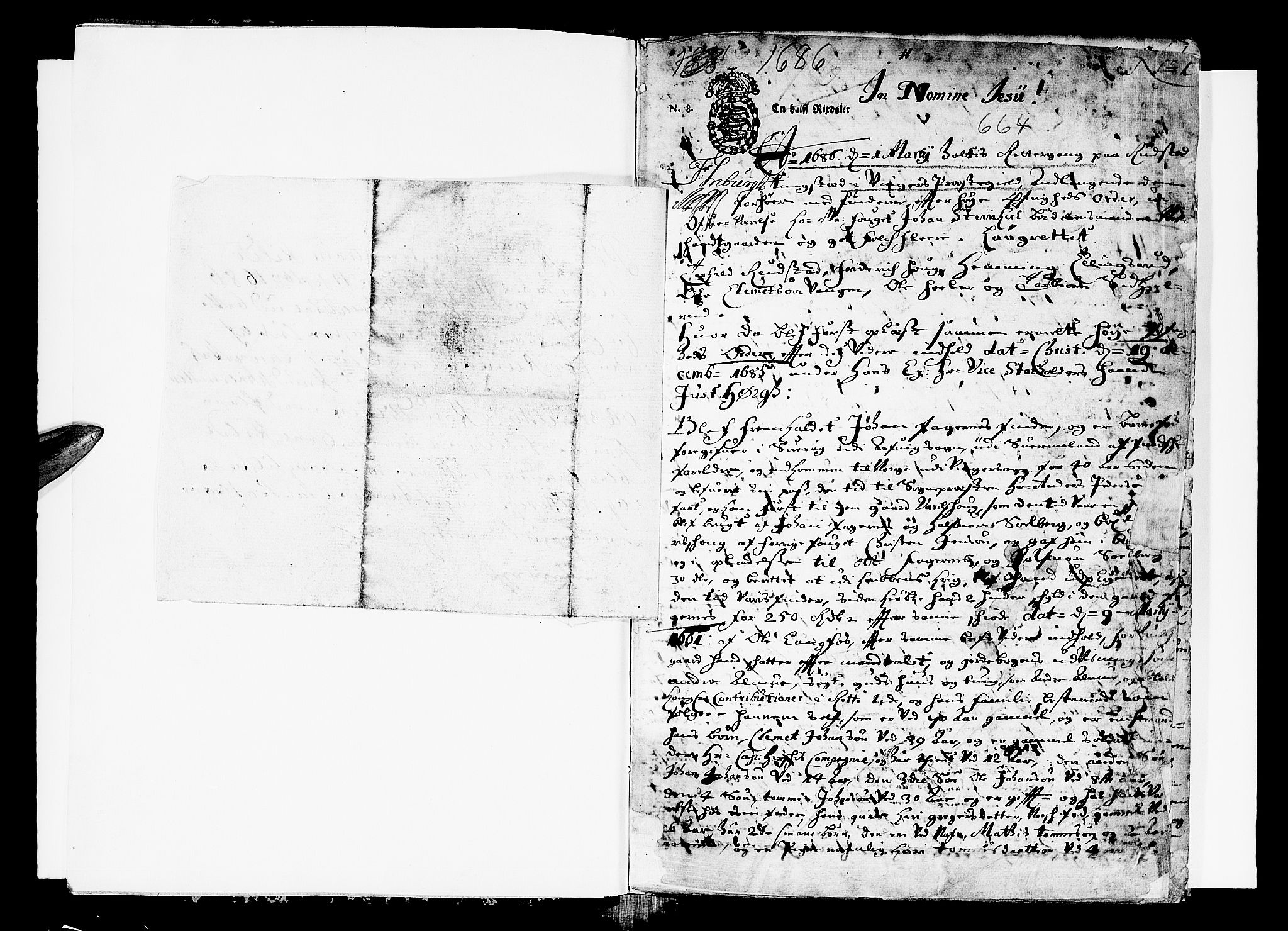 Solør og Østerdalen sorenskriveri, SAH/TING-024/G/Gb/L0025: Tingbok, 1686, s. 1a