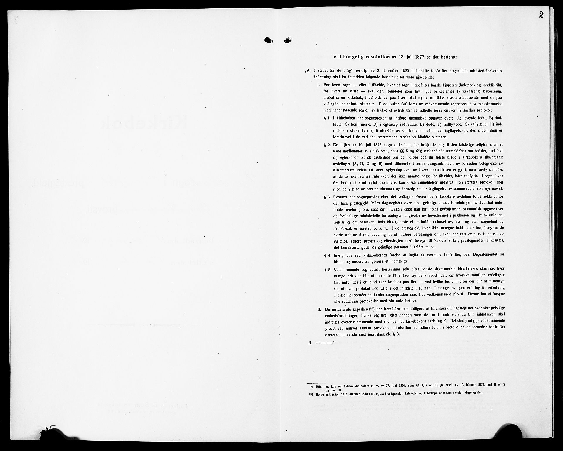 Eidsvoll prestekontor Kirkebøker, SAO/A-10888/G/Ga/L0009: Klokkerbok nr. I 9, 1914-1927, s. 2
