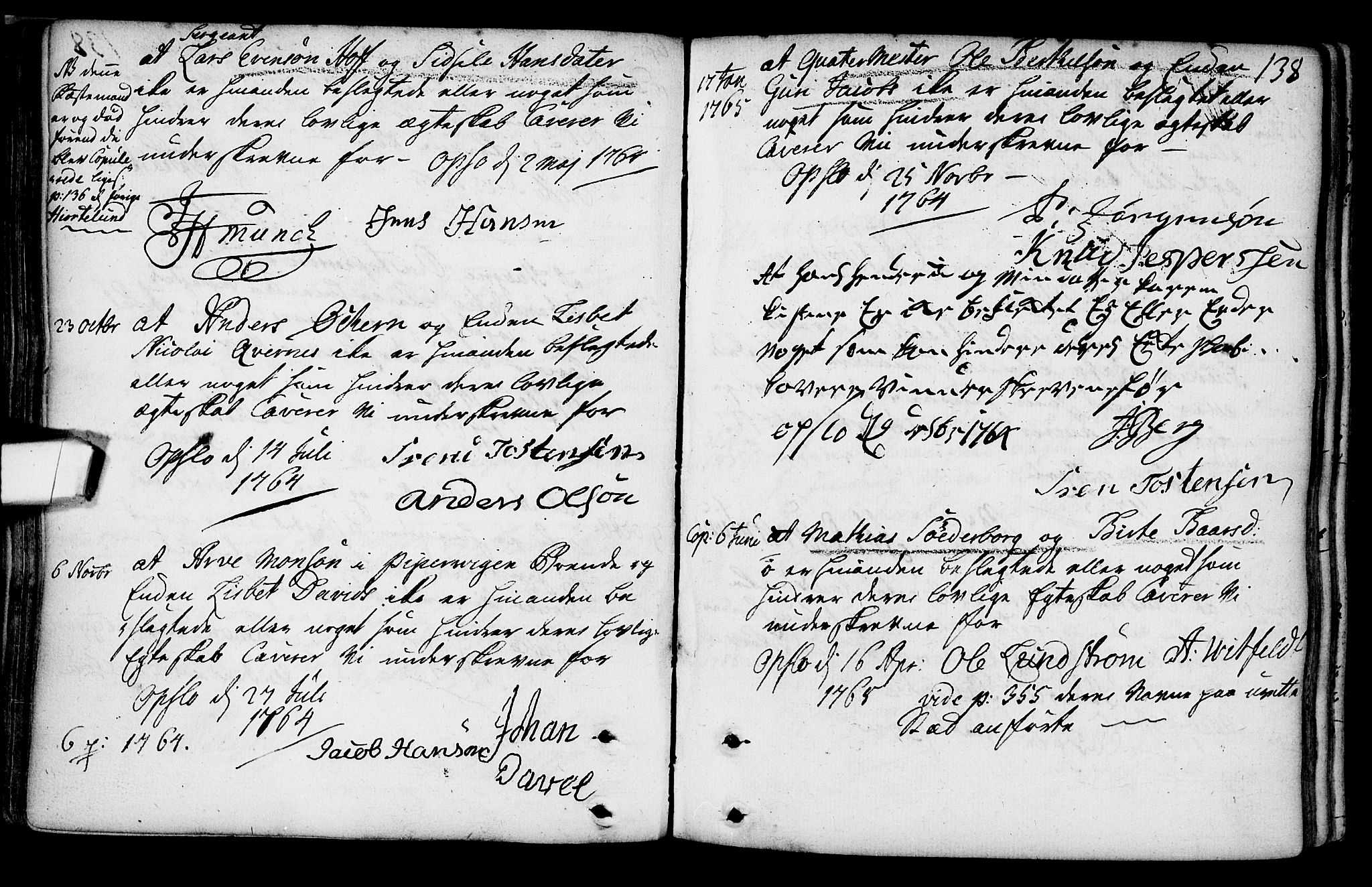 Gamlebyen prestekontor Kirkebøker, AV/SAO-A-10884/F/Fa/L0001: Ministerialbok nr. 1, 1734-1818, s. 138