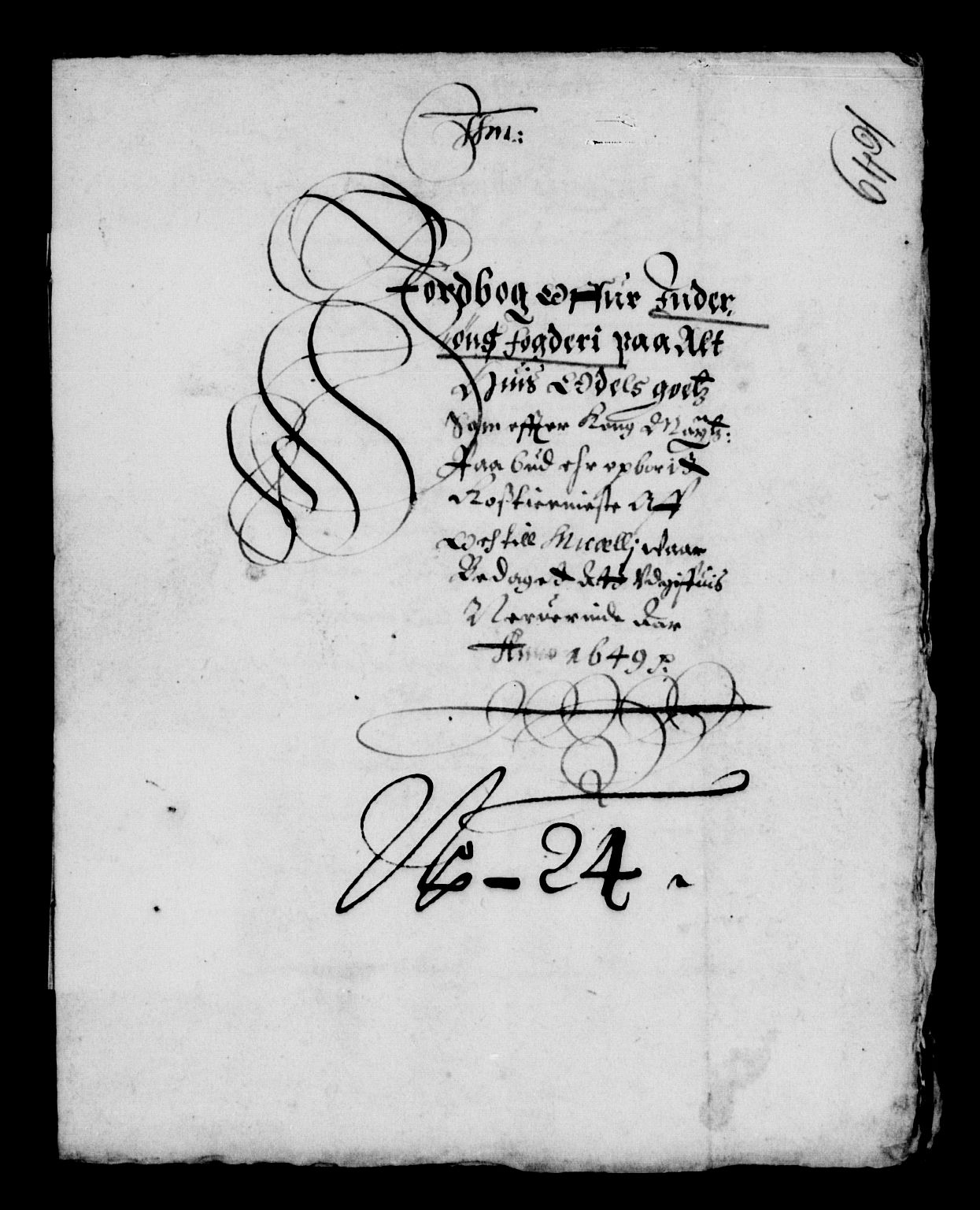 Rentekammeret inntil 1814, Reviderte regnskaper, Lensregnskaper, RA/EA-5023/R/Rb/Rbw/L0097: Trondheim len, 1649