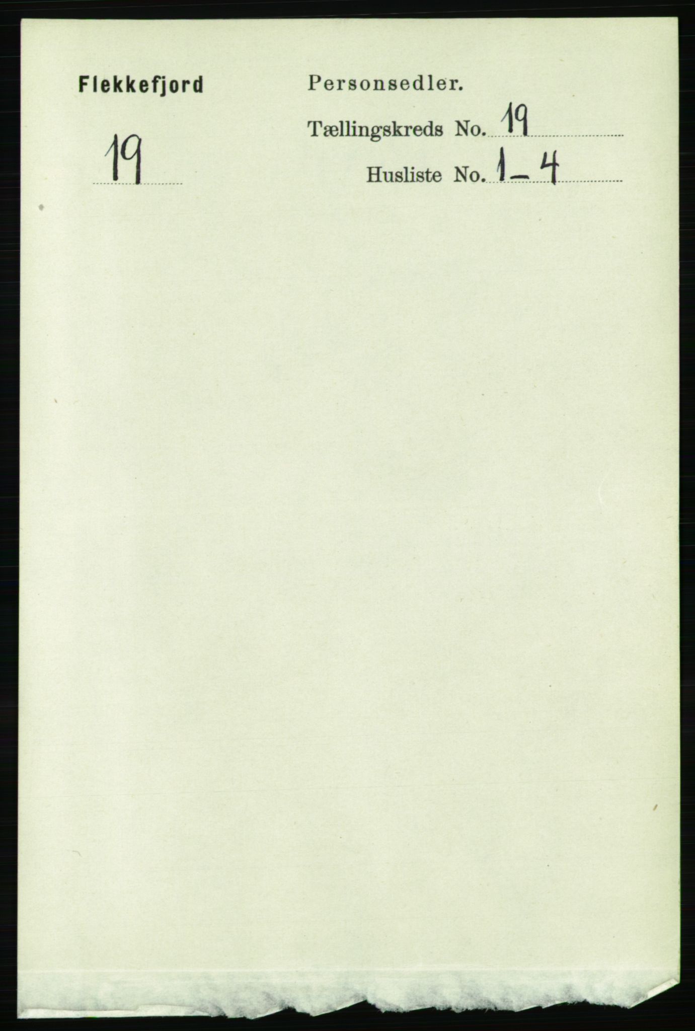 RA, Folketelling 1891 for 1004 Flekkefjord kjøpstad, 1891, s. 2318