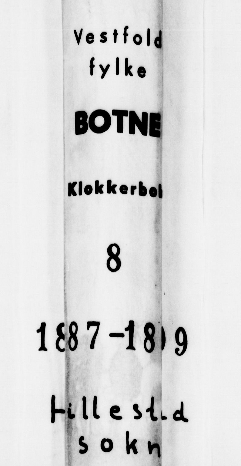 Botne kirkebøker, SAKO/A-340/G/Gb/L0003: Klokkerbok nr. II 3, 1887-1899