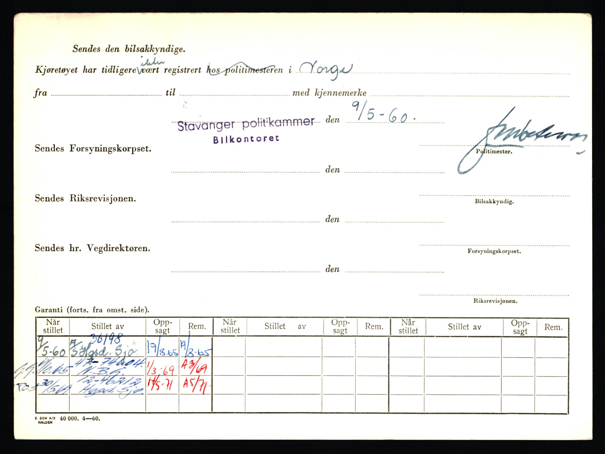 Stavanger trafikkstasjon, AV/SAST-A-101942/0/F/L0011: L-3700 - L-4199, 1930-1971, s. 108