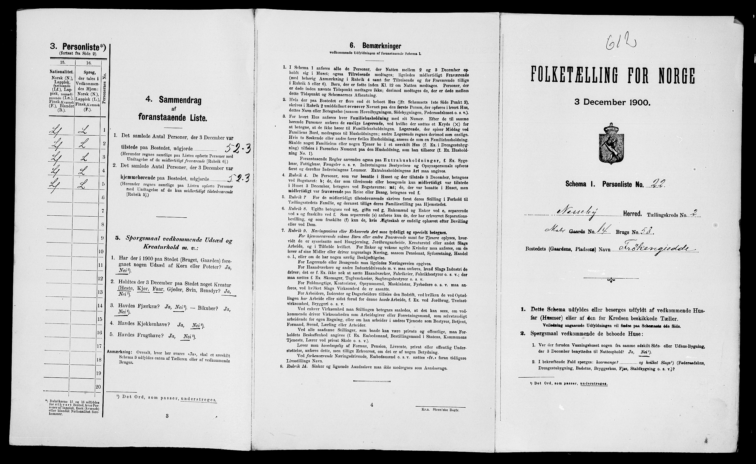 SATØ, Folketelling 1900 for 2027 Nesseby herred, 1900, s. 158