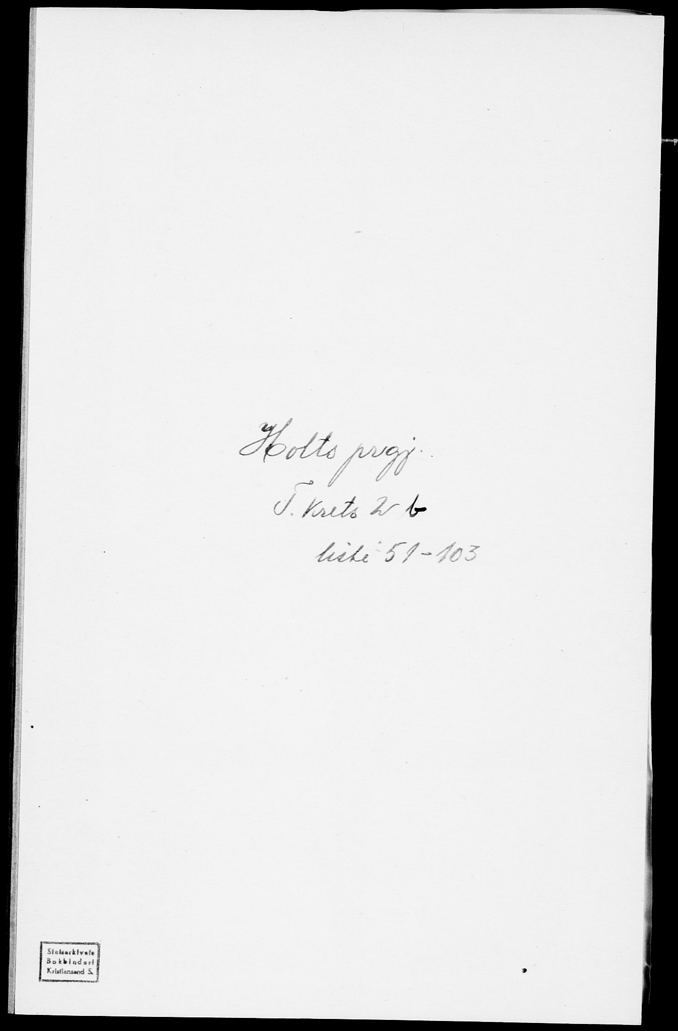 SAK, Folketelling 1875 for 0914L Holt prestegjeld, Holt sokn, 1875, s. 296