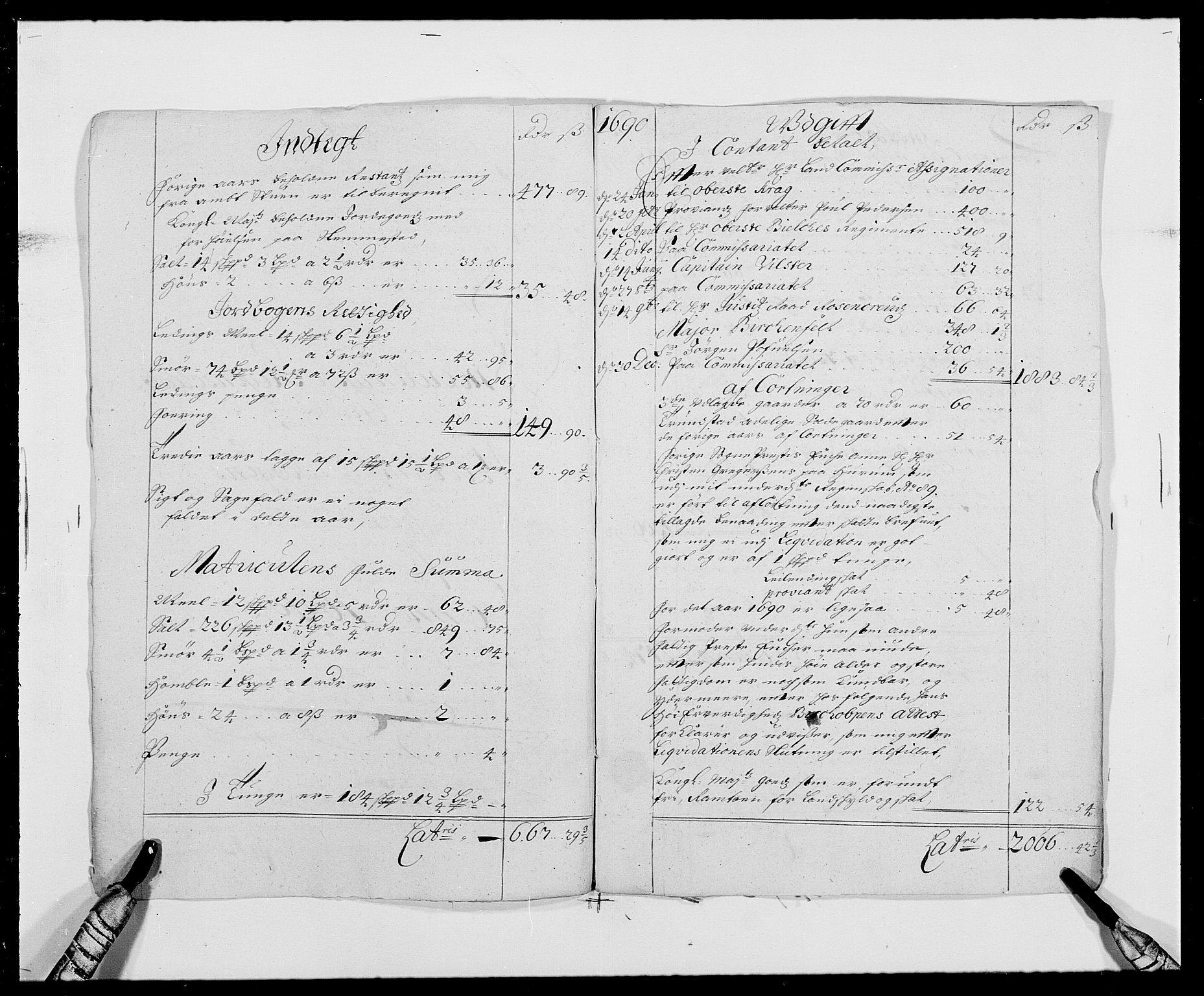 Rentekammeret inntil 1814, Reviderte regnskaper, Fogderegnskap, RA/EA-4092/R29/L1693: Fogderegnskap Hurum og Røyken, 1688-1693, s. 142