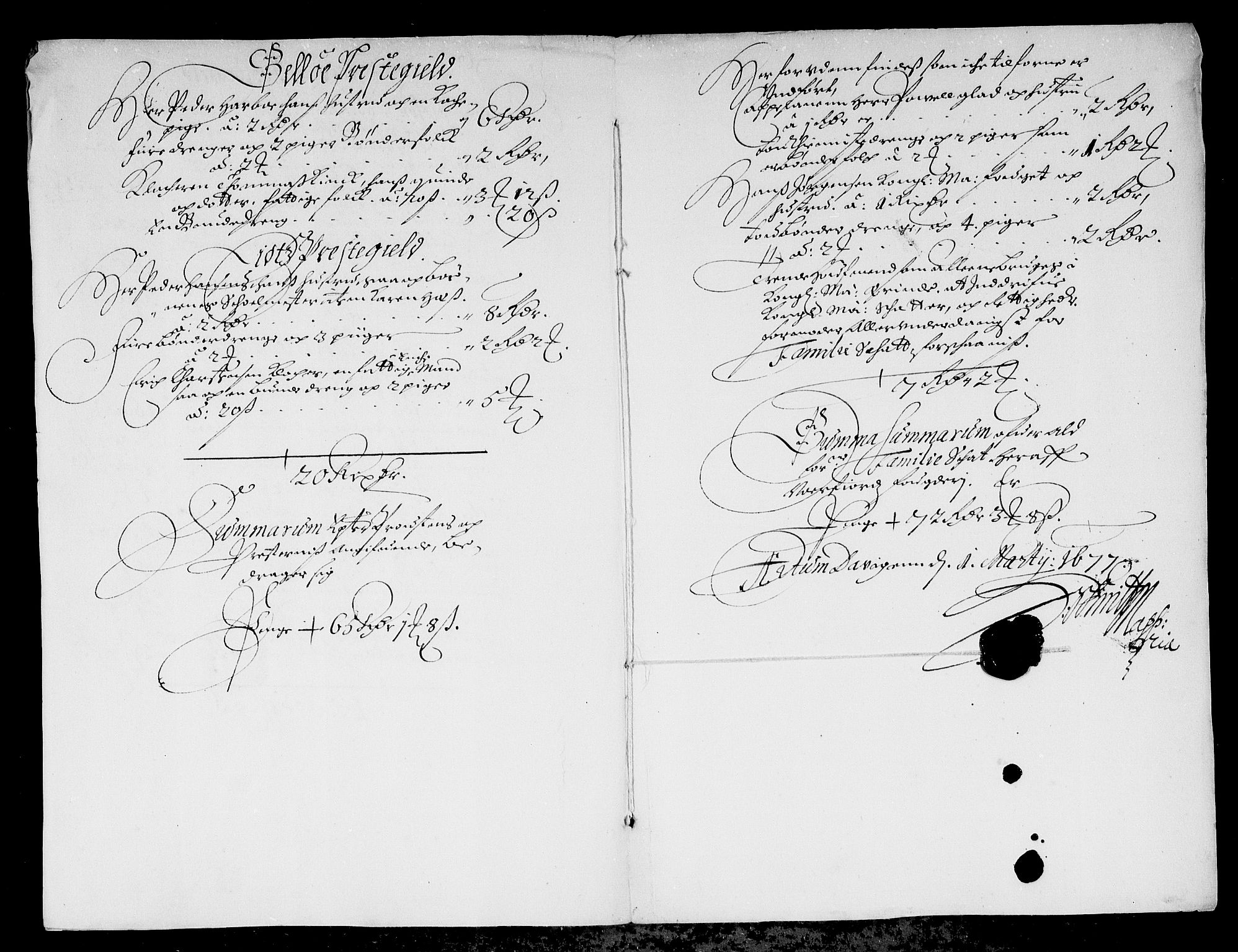Rentekammeret inntil 1814, Reviderte regnskaper, Stiftamtstueregnskaper, Bergen stiftamt, AV/RA-EA-6043/R/Rc/L0045: Bergen stiftamt, 1676