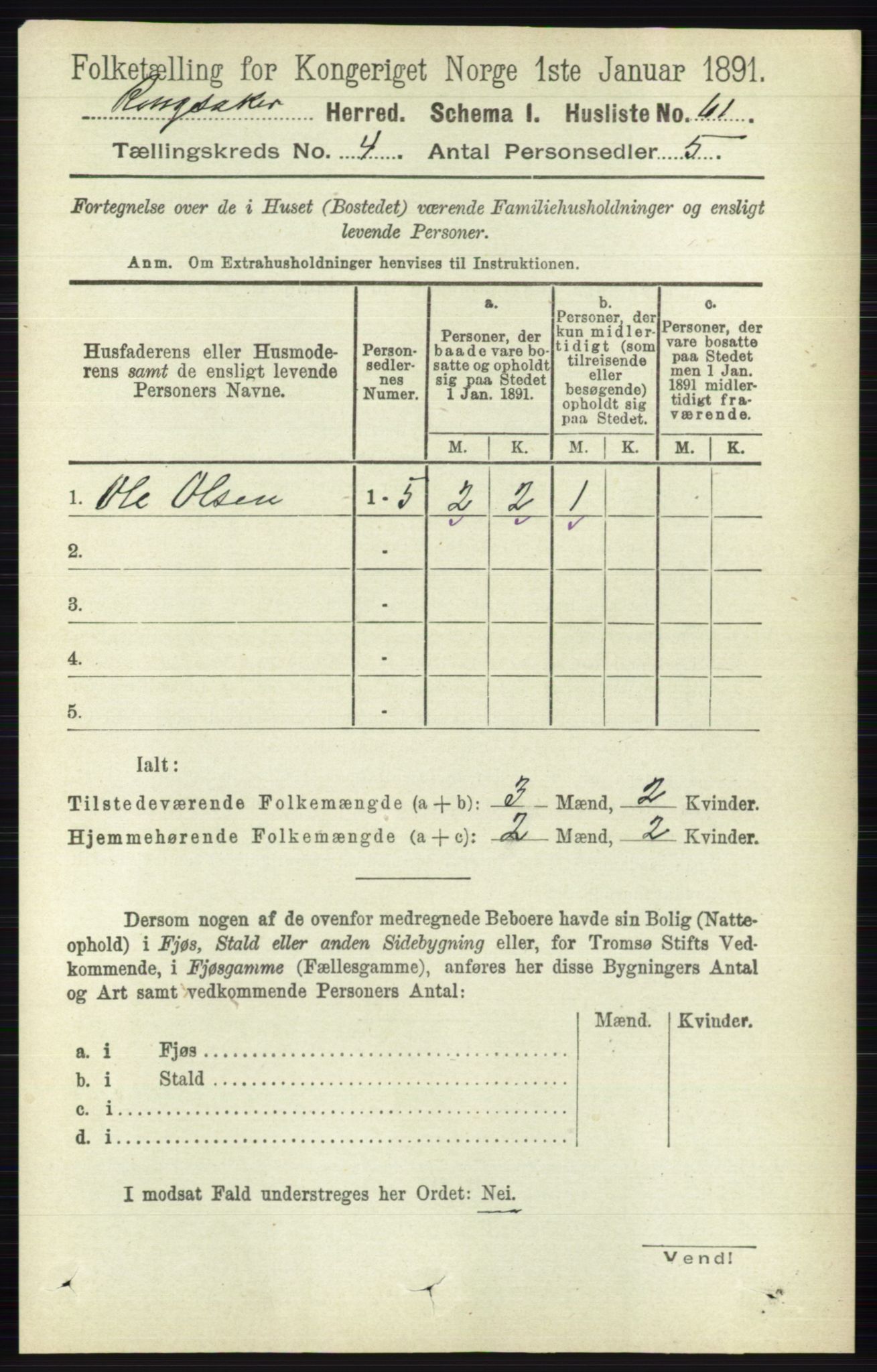 RA, Folketelling 1891 for 0412 Ringsaker herred, 1891, s. 1742