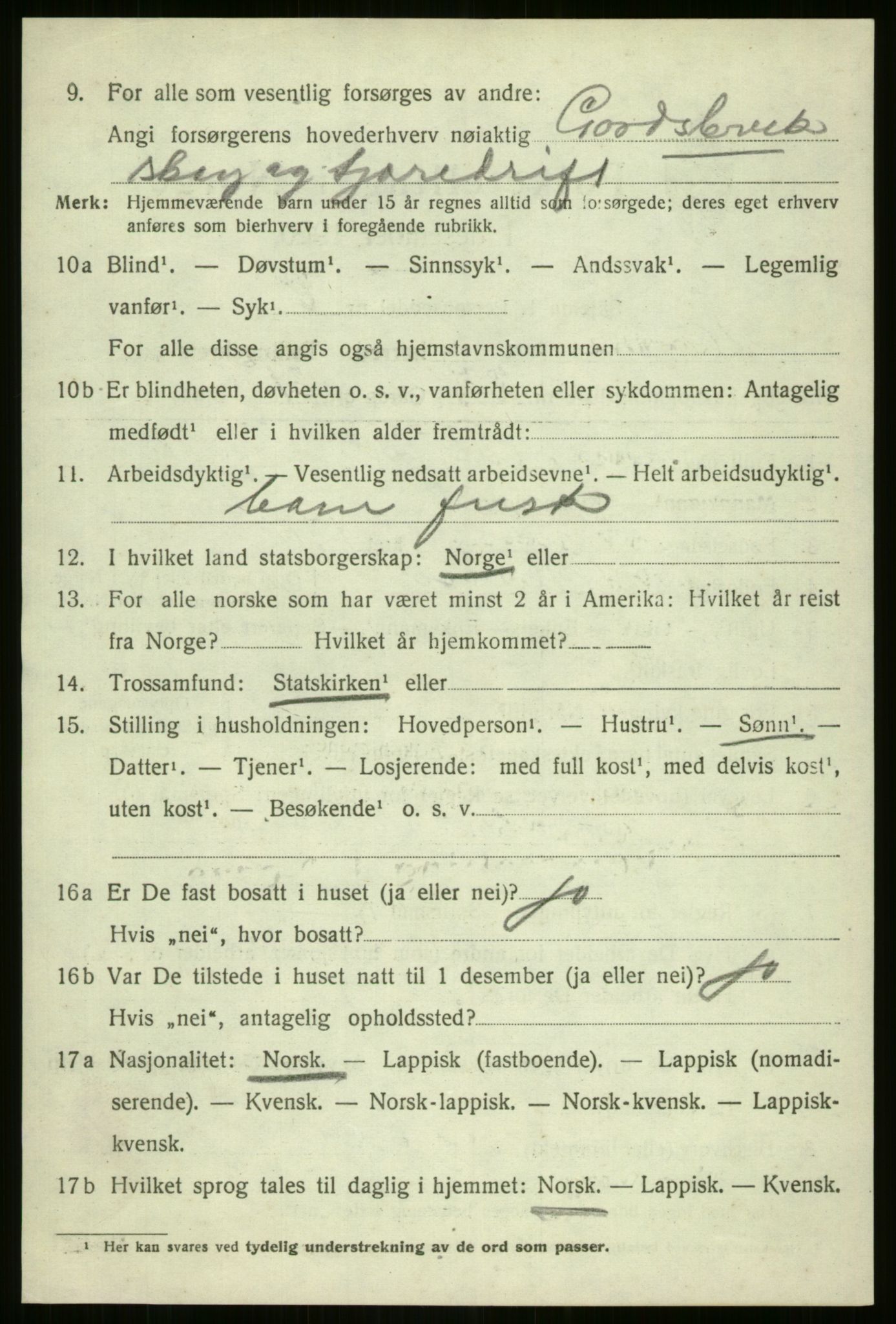 SATØ, Folketelling 1920 for 1942 Nordreisa herred, 1920, s. 2974