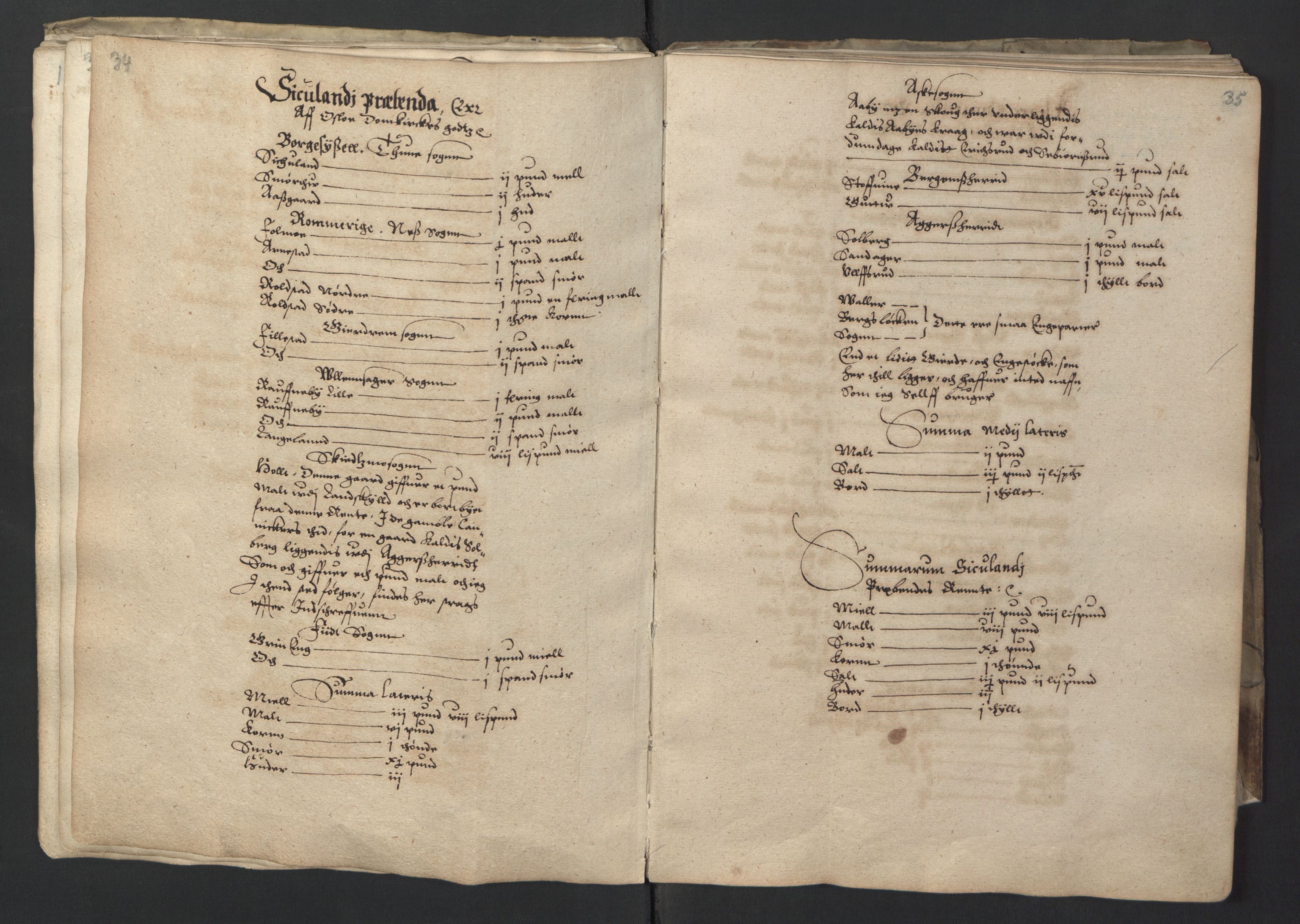 Stattholderembetet 1572-1771, AV/RA-EA-2870/Ek/L0001/0001: Jordebøker før 1624 og til utligning av garnisonsskatt 1624-1626: / Jordebok for Oslo kapitel, 1595, s. 22