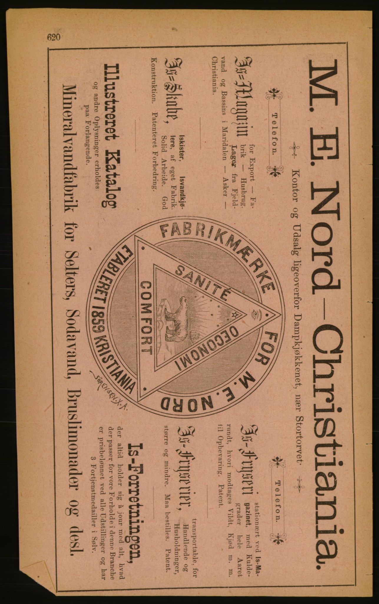 Kristiania/Oslo adressebok, PUBL/-, 1888, s. 620