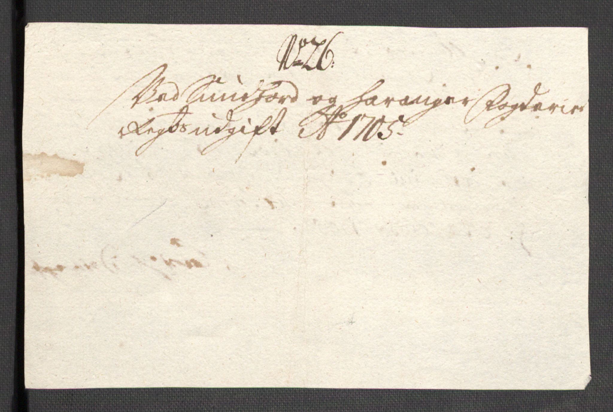 Rentekammeret inntil 1814, Reviderte regnskaper, Fogderegnskap, AV/RA-EA-4092/R48/L2983: Fogderegnskap Sunnhordland og Hardanger, 1705, s. 251