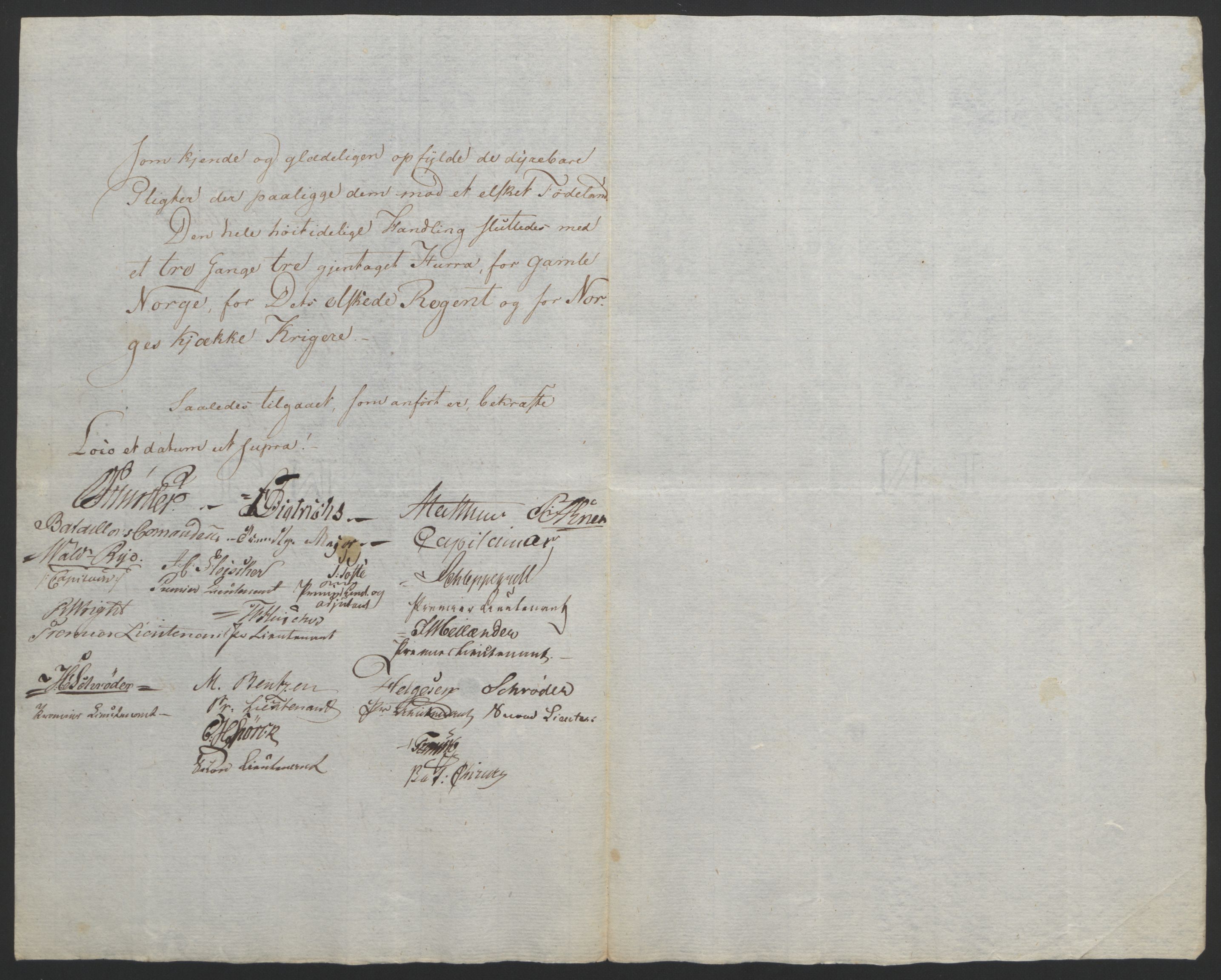 Statsrådssekretariatet, AV/RA-S-1001/D/Db/L0007: Fullmakter for Eidsvollsrepresentantene i 1814. , 1814, s. 102