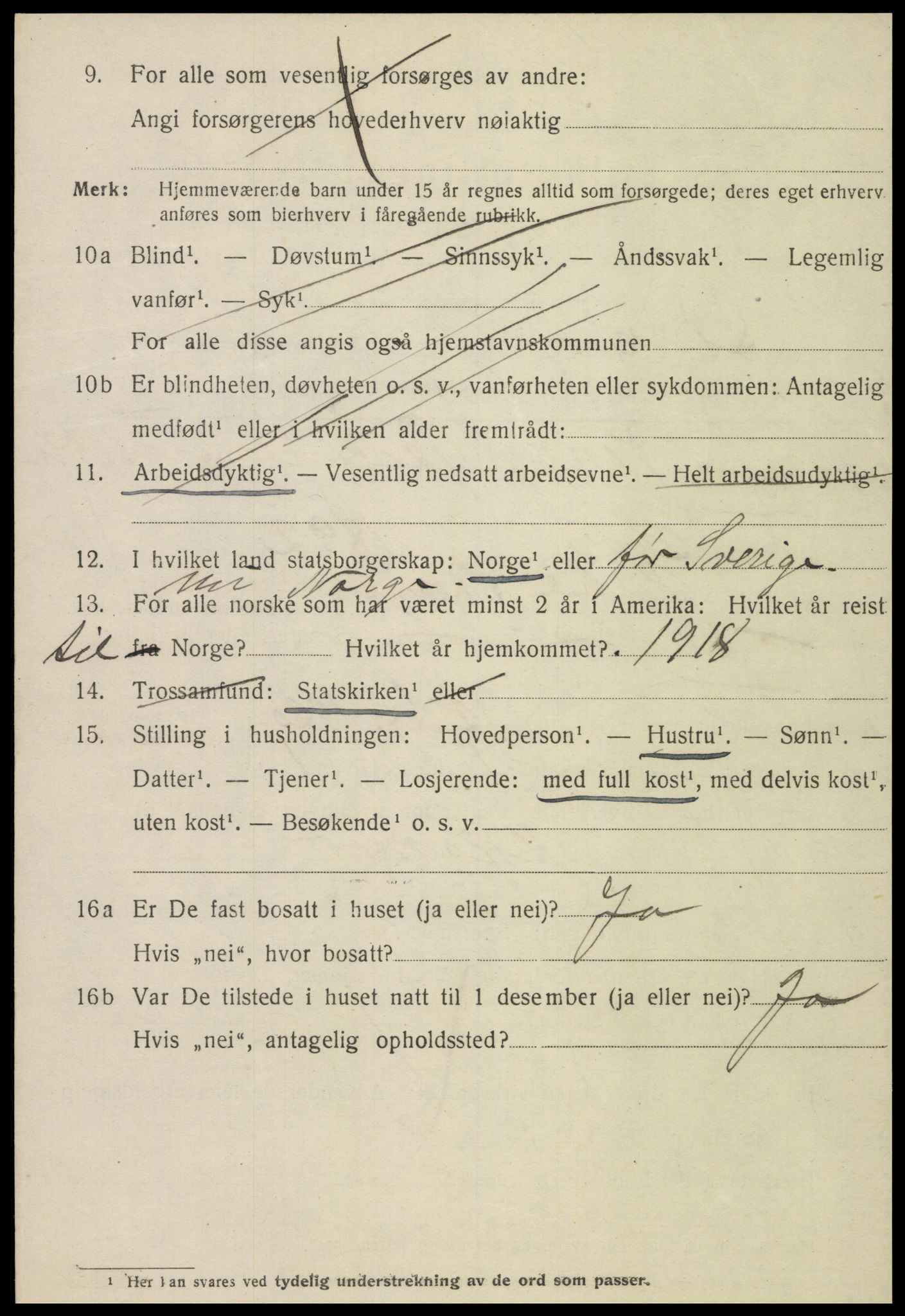 SAT, Folketelling 1920 for 1702 Steinkjer ladested, 1920, s. 6253