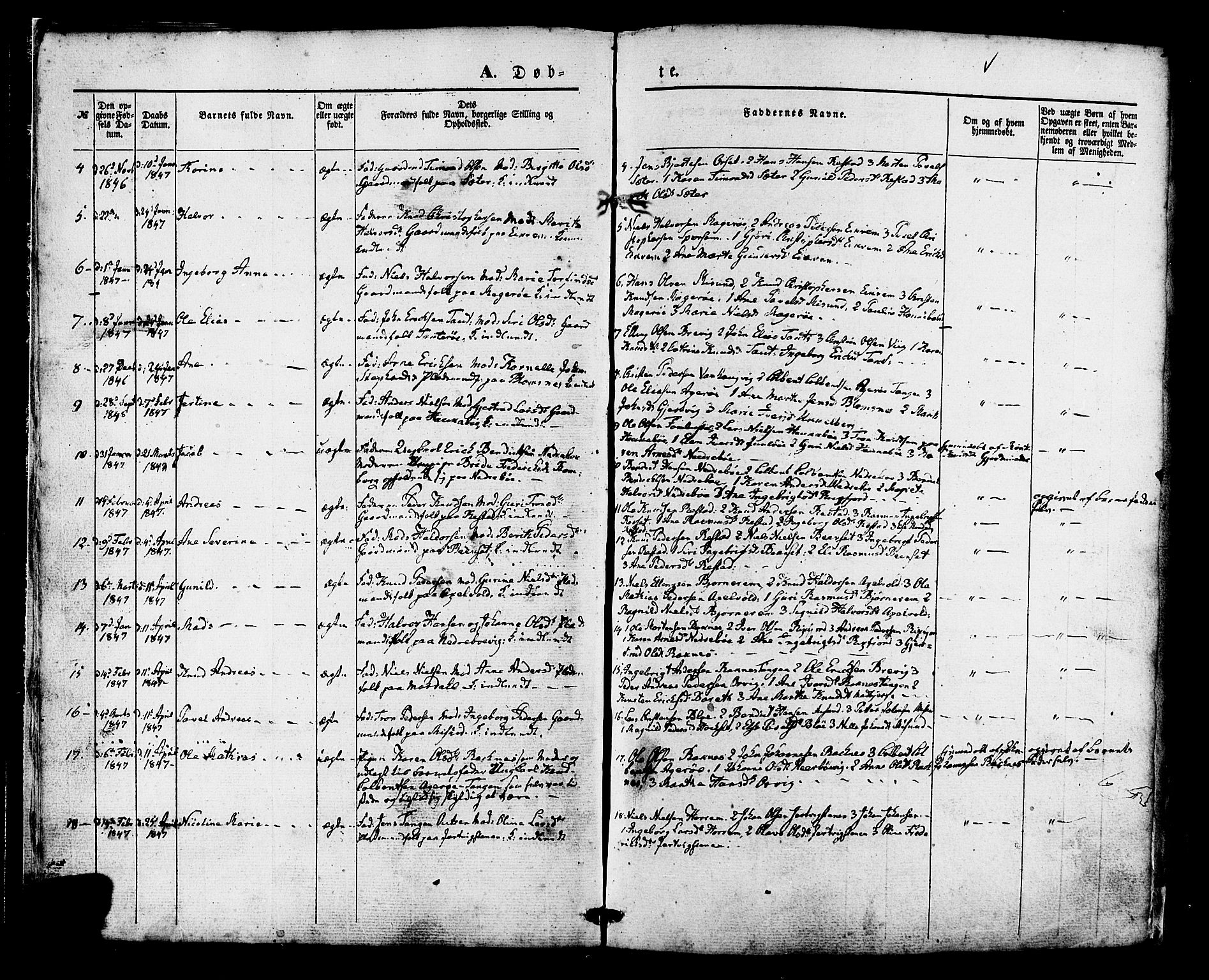 Ministerialprotokoller, klokkerbøker og fødselsregistre - Møre og Romsdal, SAT/A-1454/560/L0719: Ministerialbok nr. 560A03, 1845-1872, s. 8