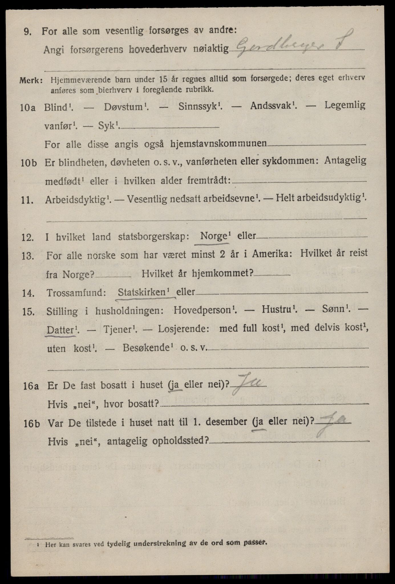 SAST, Folketelling 1920 for 1114 Bjerkreim herred, 1920, s. 3243