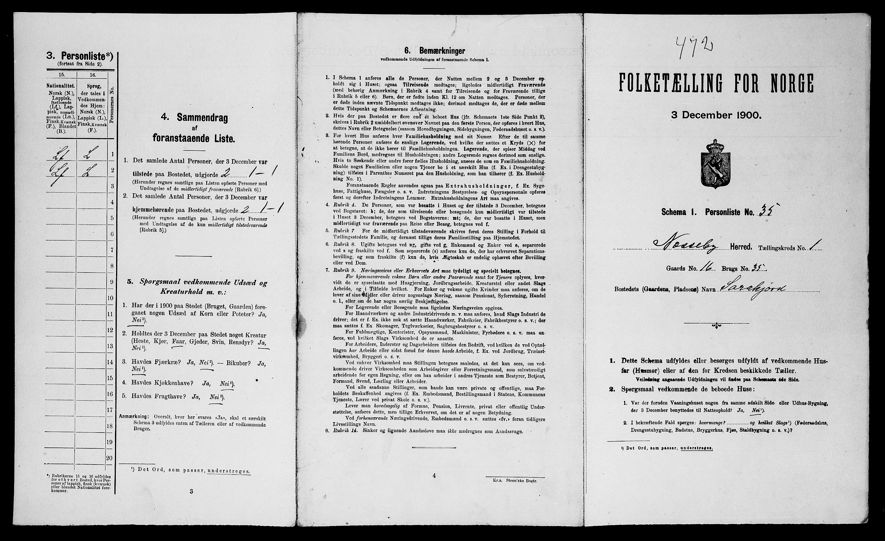 SATØ, Folketelling 1900 for 2027 Nesseby herred, 1900, s. 116