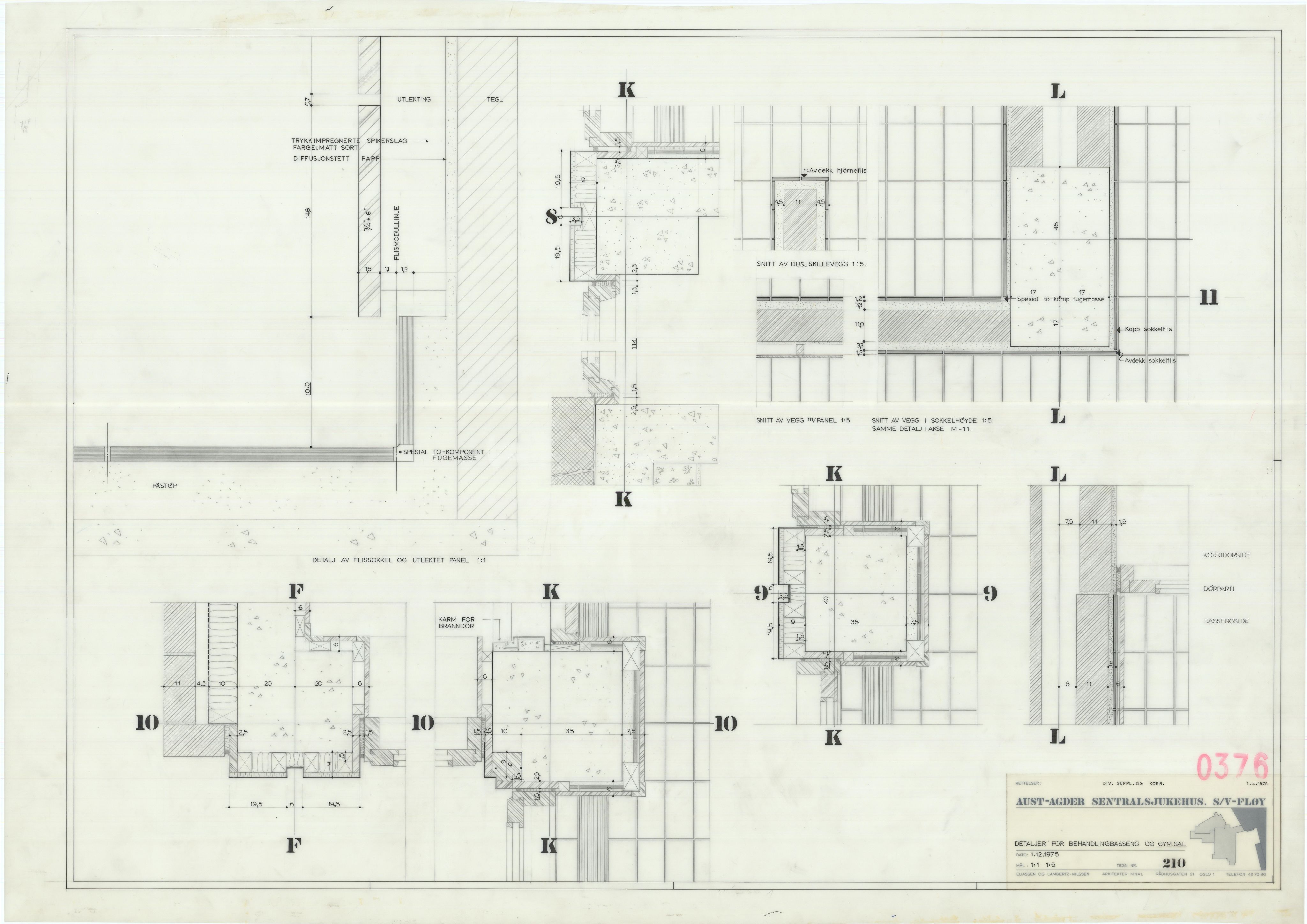 Eliassen og Lambertz-Nilssen Arkitekter, AAKS/PA-2983/T/T03/L0004: Tegningskogger 376, 1974-1978, s. 11