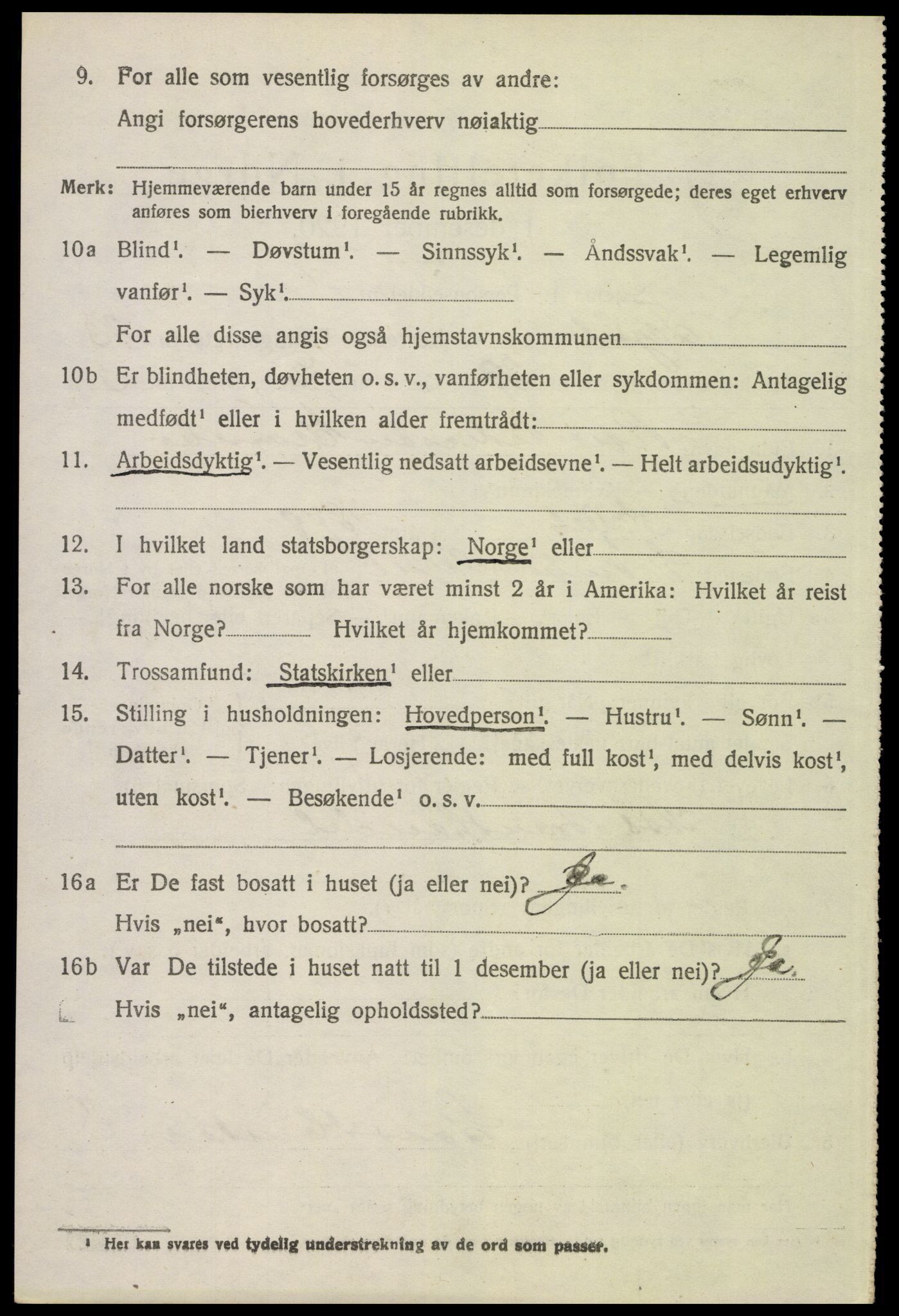 SAH, Folketelling 1920 for 0428 Trysil herred, 1920, s. 15188