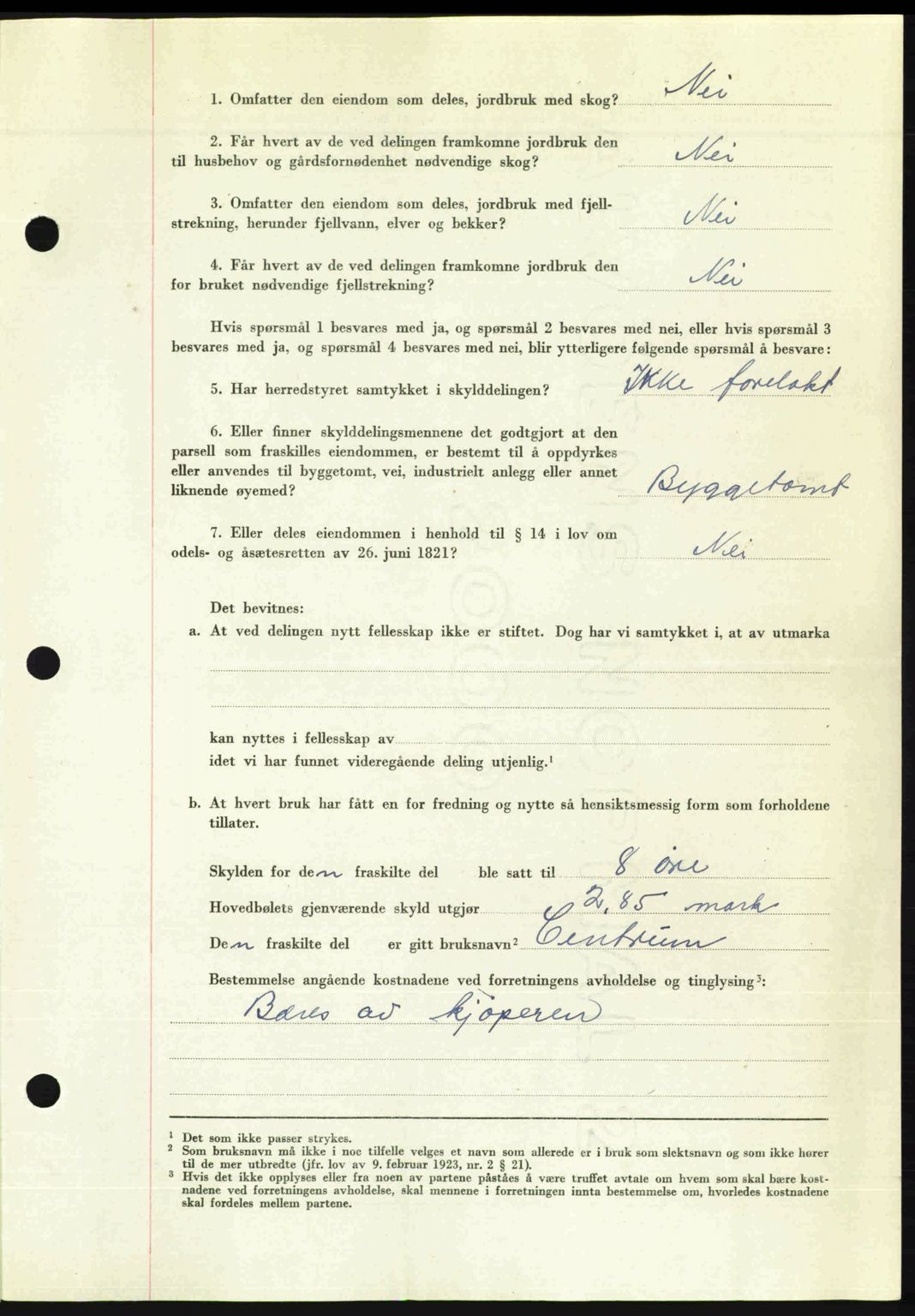 Romsdal sorenskriveri, SAT/A-4149/1/2/2C: Pantebok nr. A24, 1947-1947, Dagboknr: 2234/1947