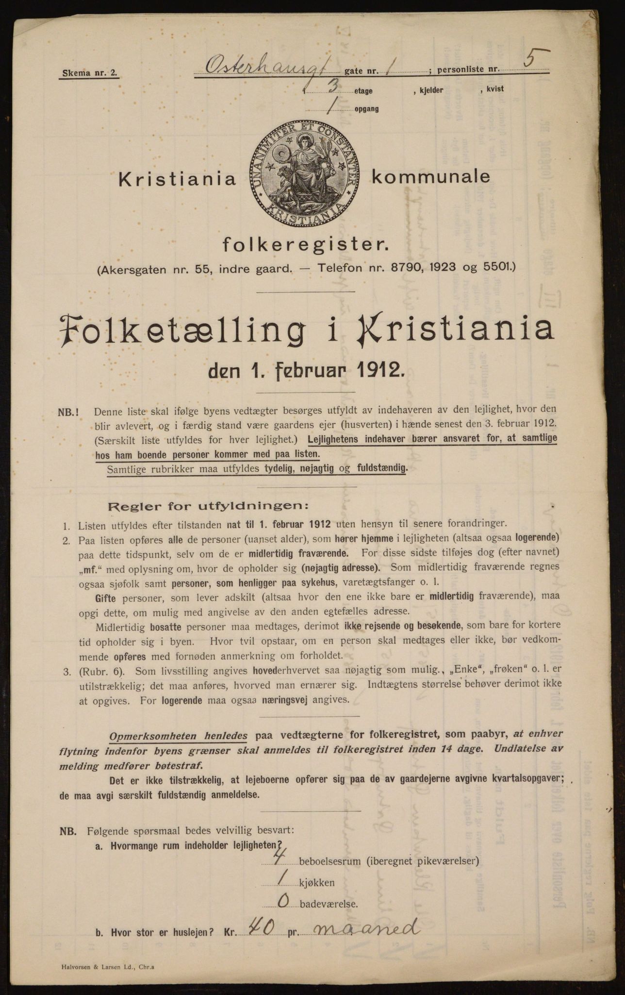 OBA, Kommunal folketelling 1.2.1912 for Kristiania, 1912, s. 77973