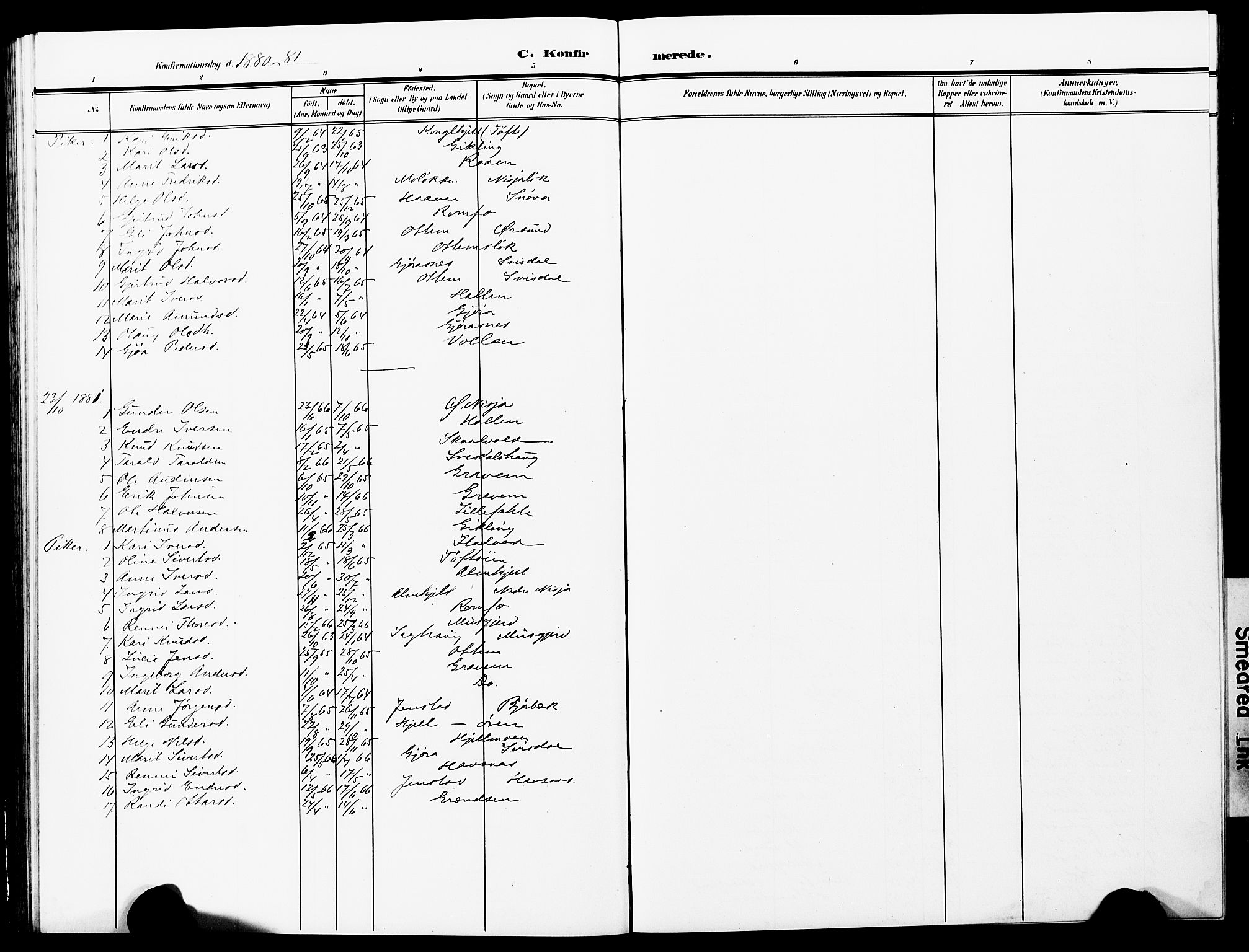 Ministerialprotokoller, klokkerbøker og fødselsregistre - Møre og Romsdal, AV/SAT-A-1454/591/L1020: Klokkerbok nr. 591C01, 1869-1930